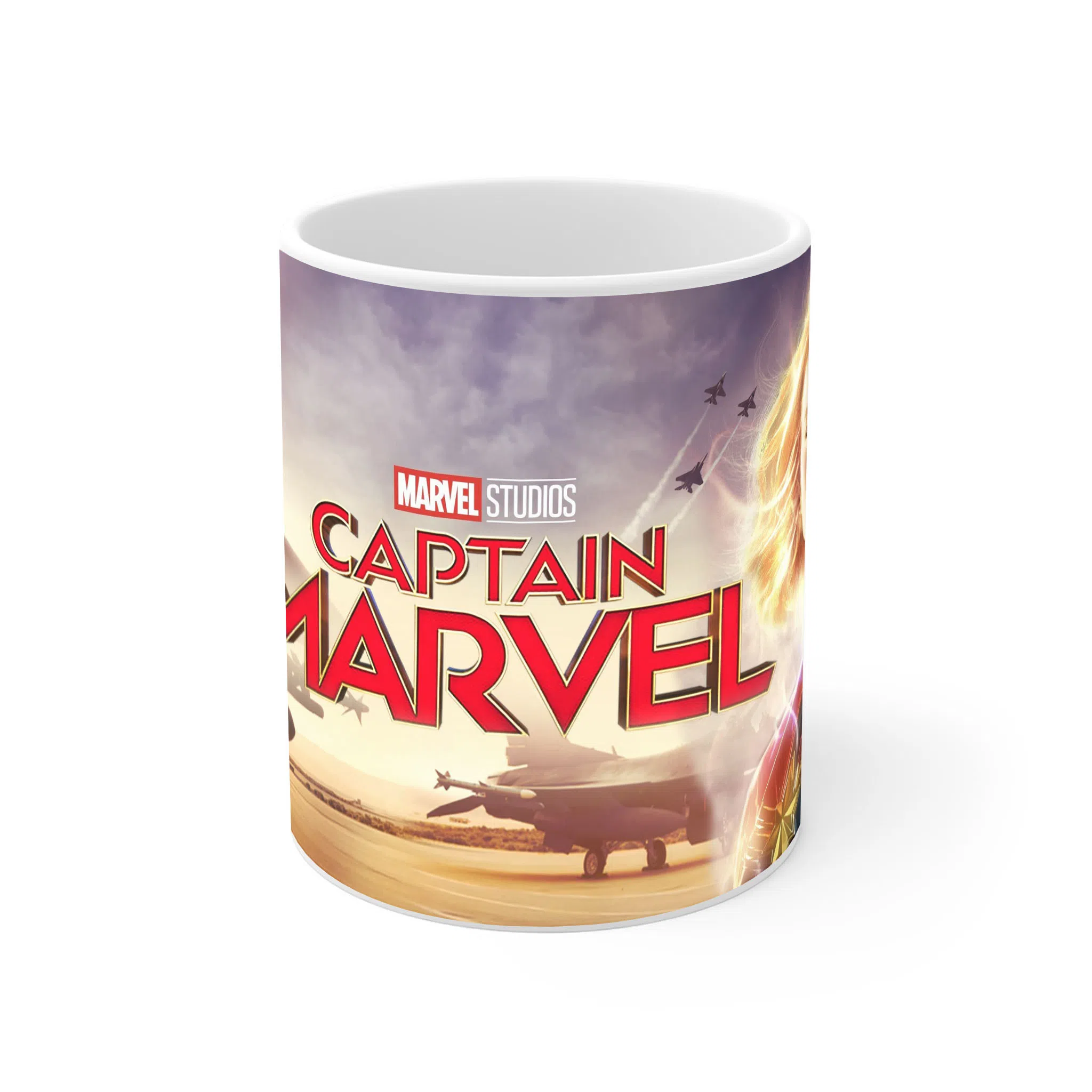 ماگ لیمینات طرح فیلم Captain Marvel کد NM11032 — تصویر 2