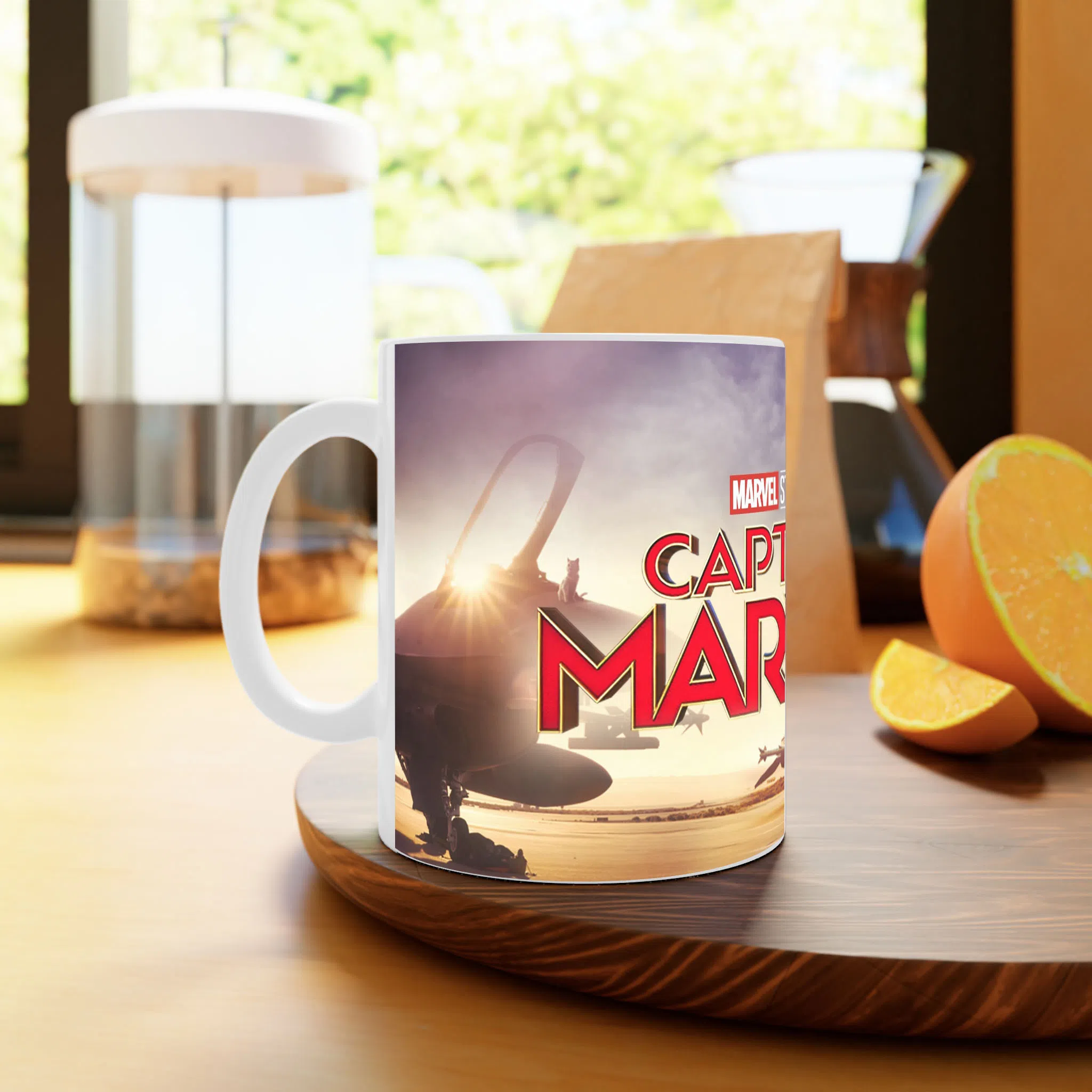 ماگ لیمینات طرح فیلم Captain Marvel کد NM11032 — تصویر 3