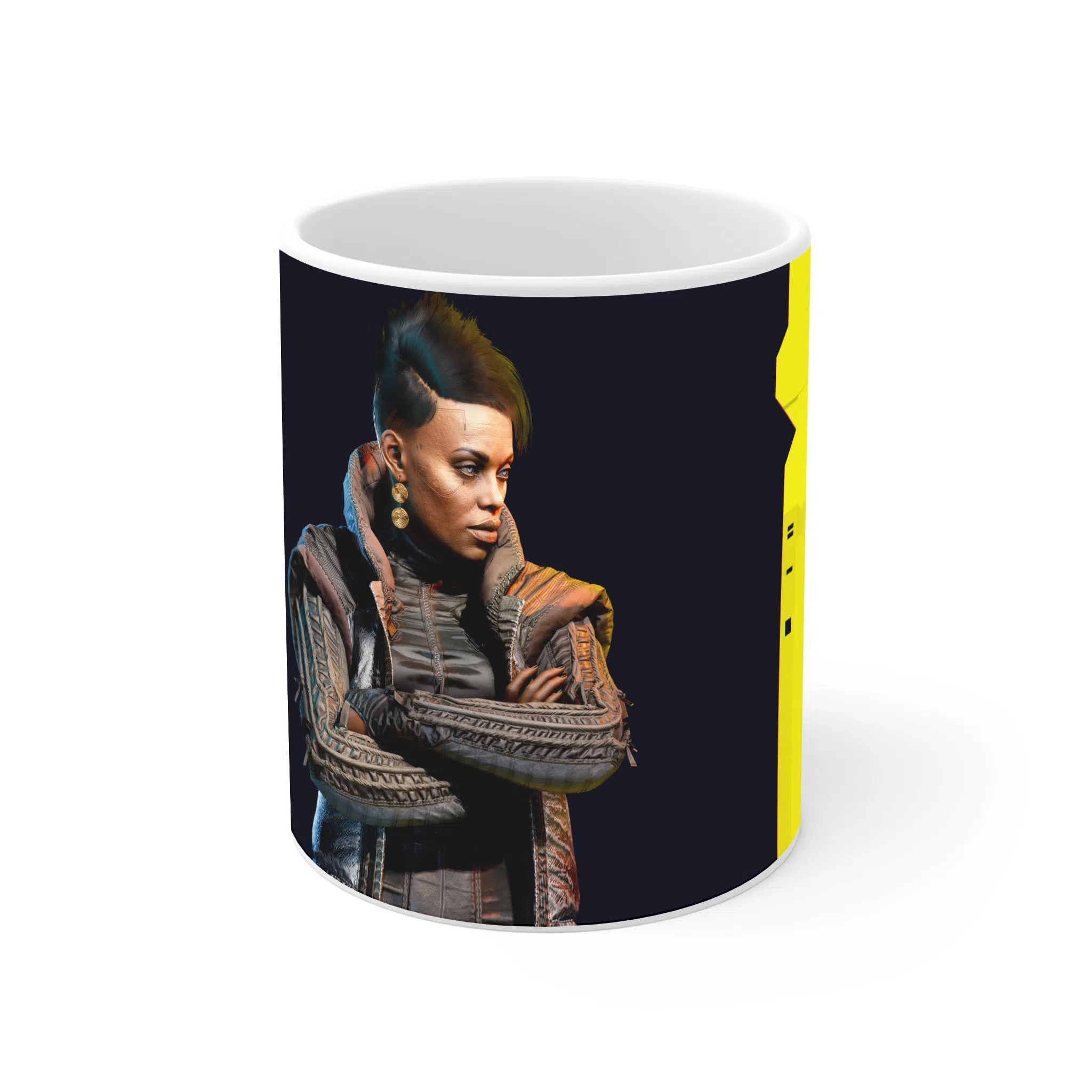 ماگ لیمینات طرح بازی سایبرپانک Cyberpunk 2077 Game کد NM6570 — تصویر 2