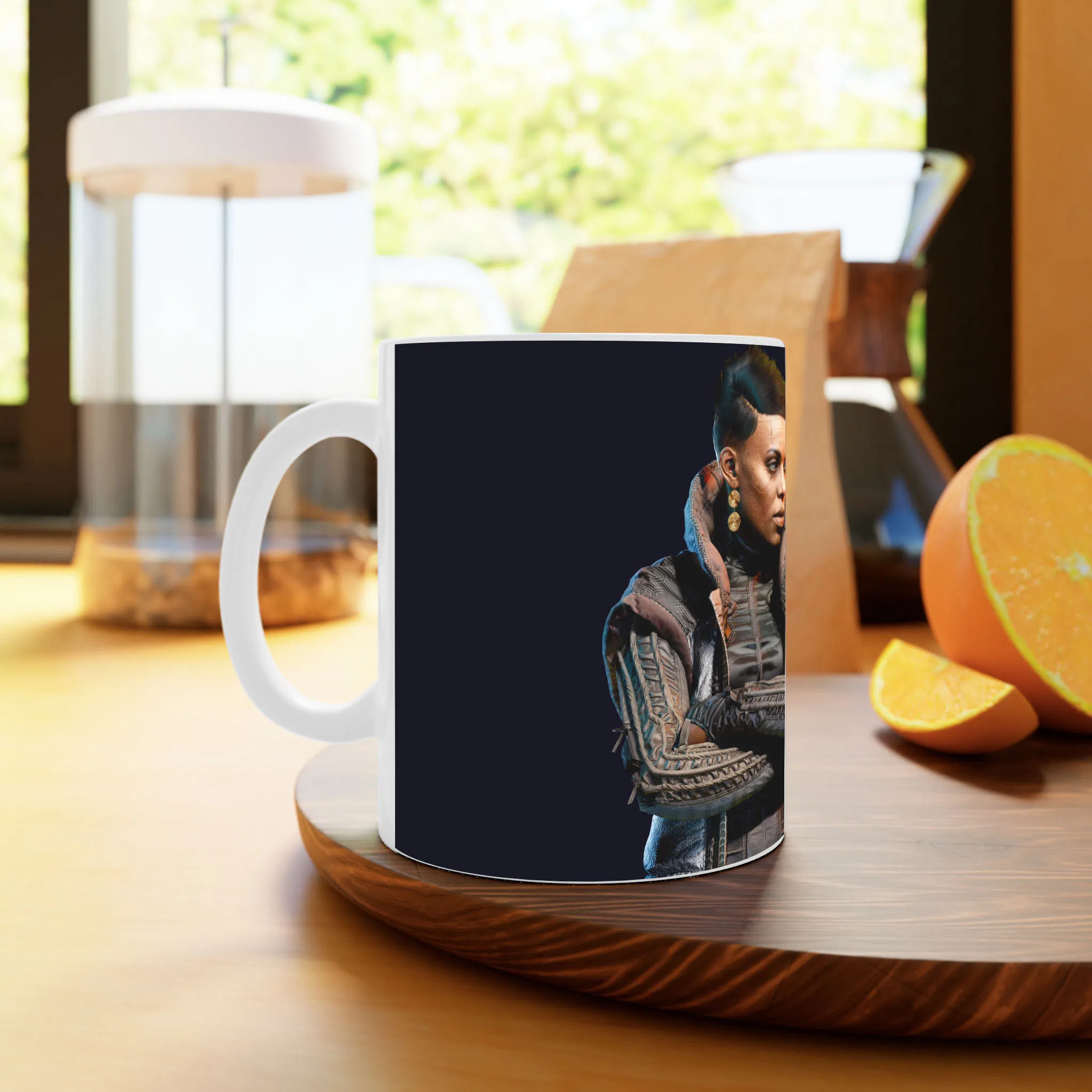 ماگ لیمینات طرح بازی سایبرپانک Cyberpunk 2077 Game کد NM6570 — تصویر 3