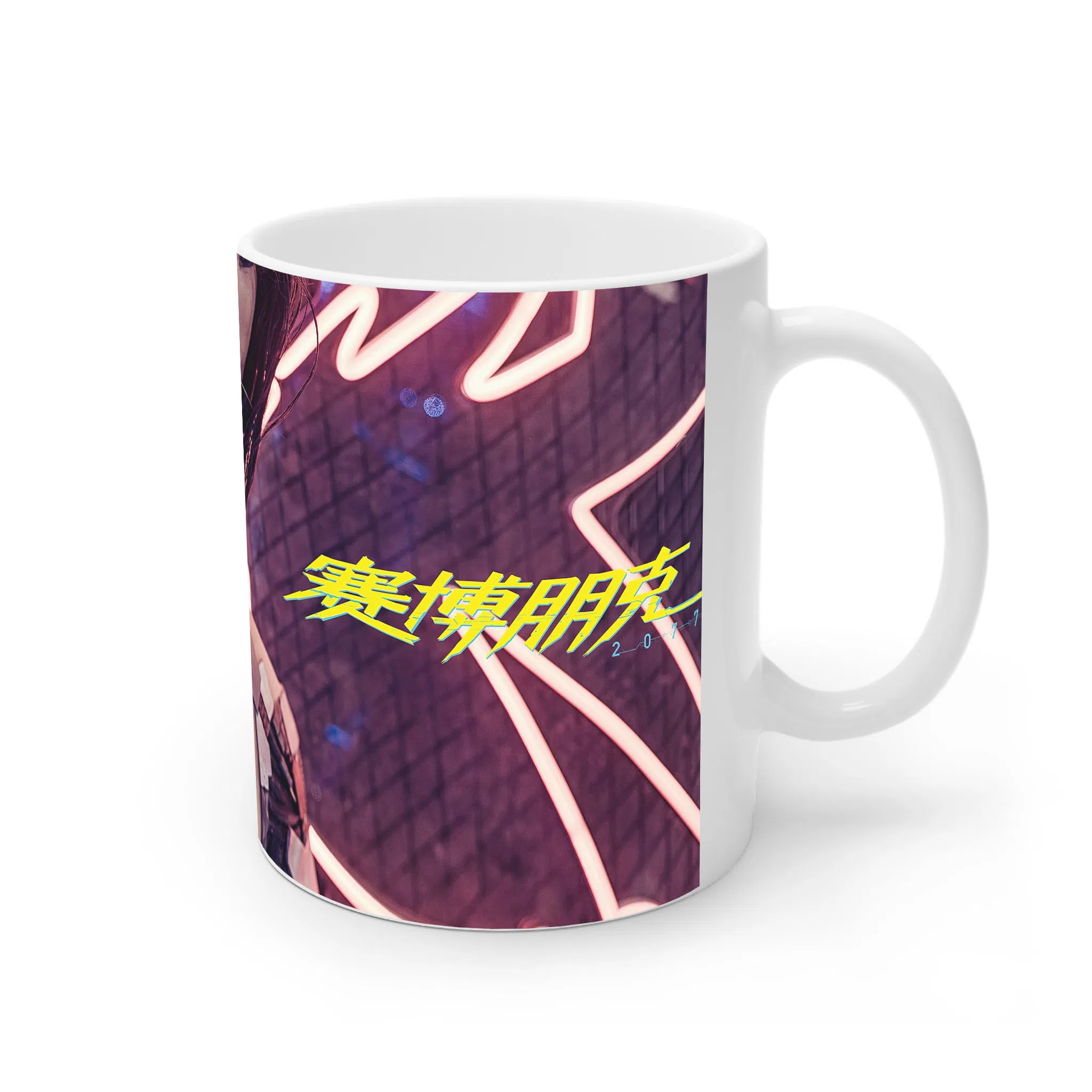 ماگ لیمینات طرح بازی سایبرپانک Cyberpunk 2077 Game کد NM6599 — تصویر 4