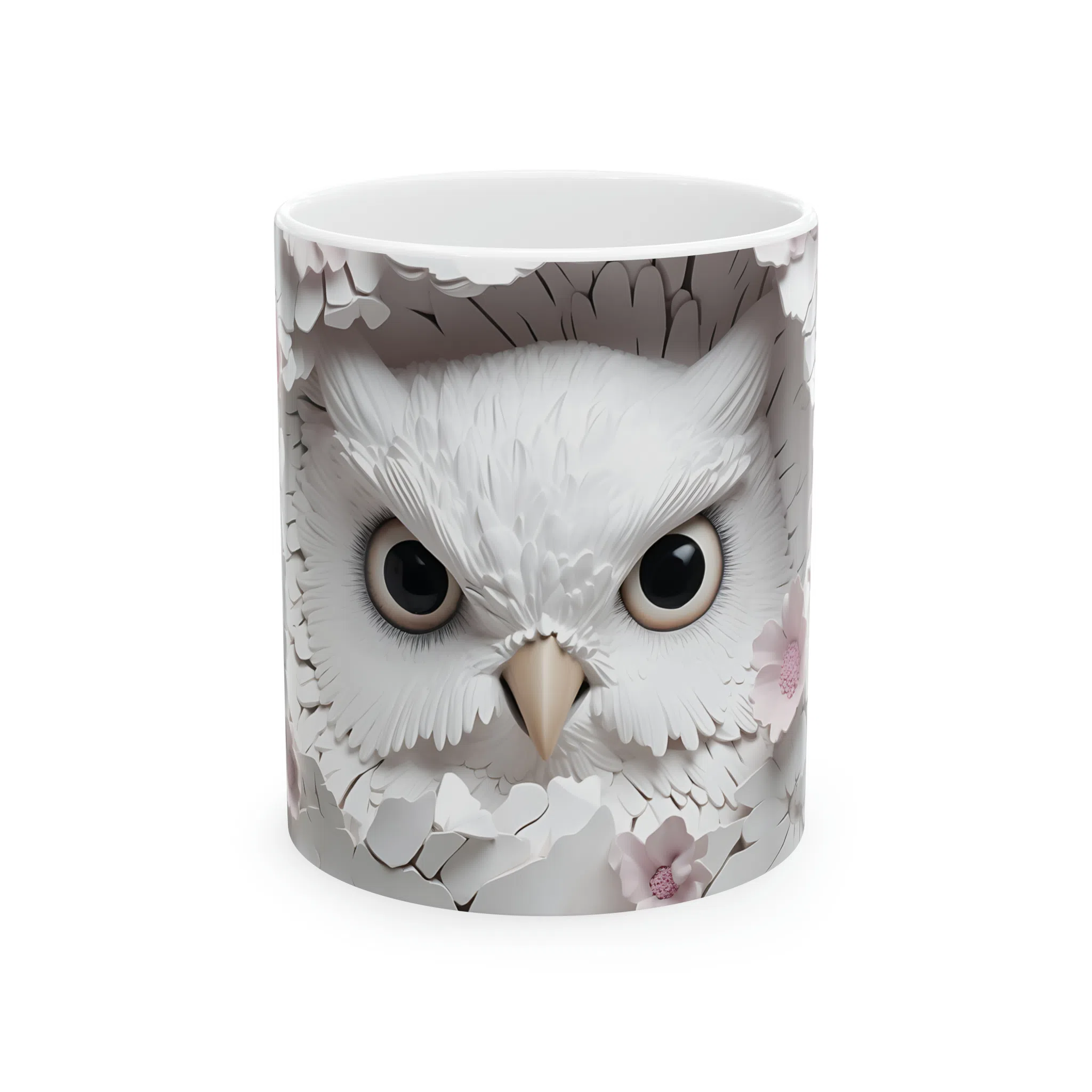ماگ طرح سه بعدی حیوانات جغد owl مدل NM3194