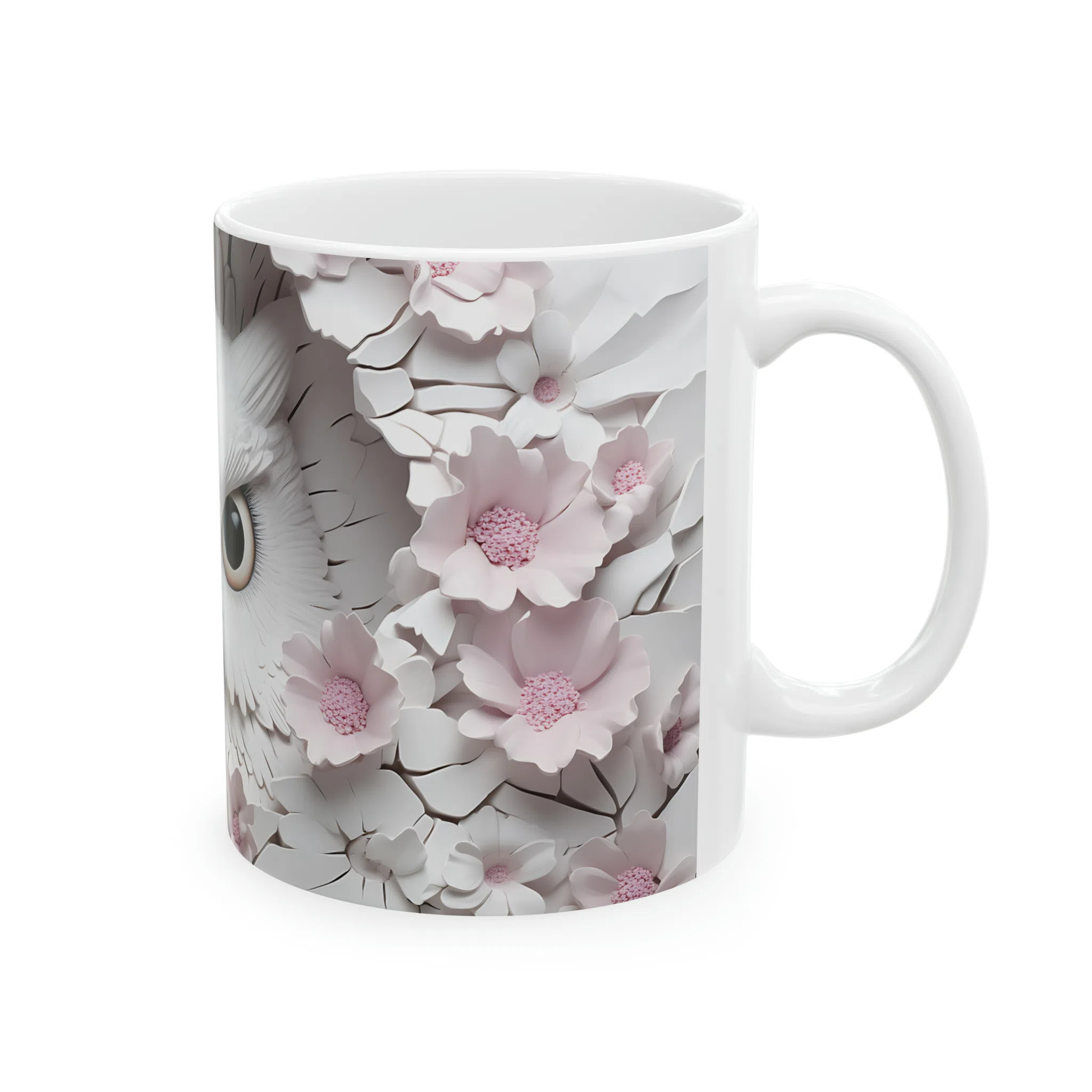 ماگ طرح سه بعدی حیوانات جغد owl مدل NM3194 — تصویر 3
