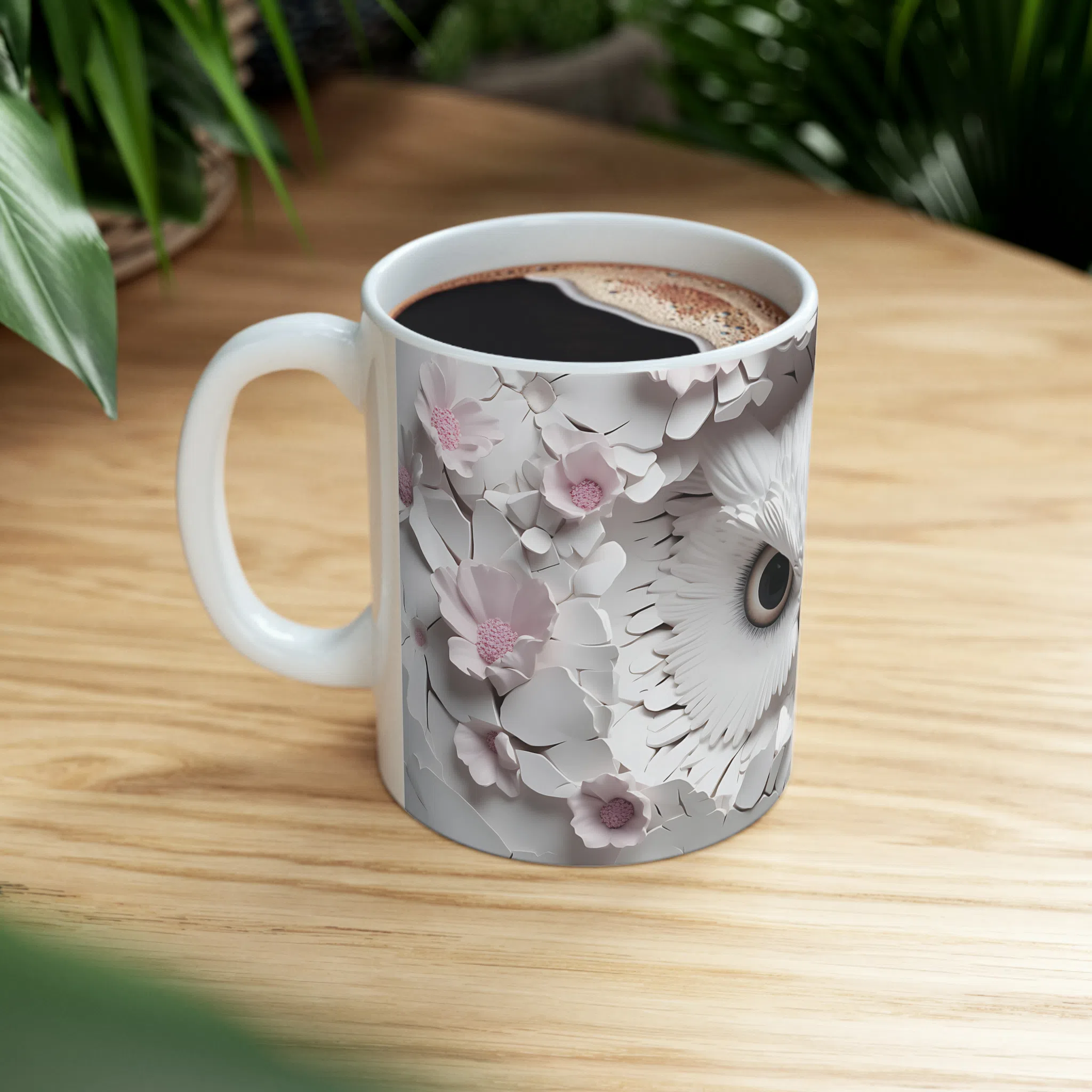 ماگ طرح سه بعدی حیوانات جغد owl مدل NM3194 — تصویر 6