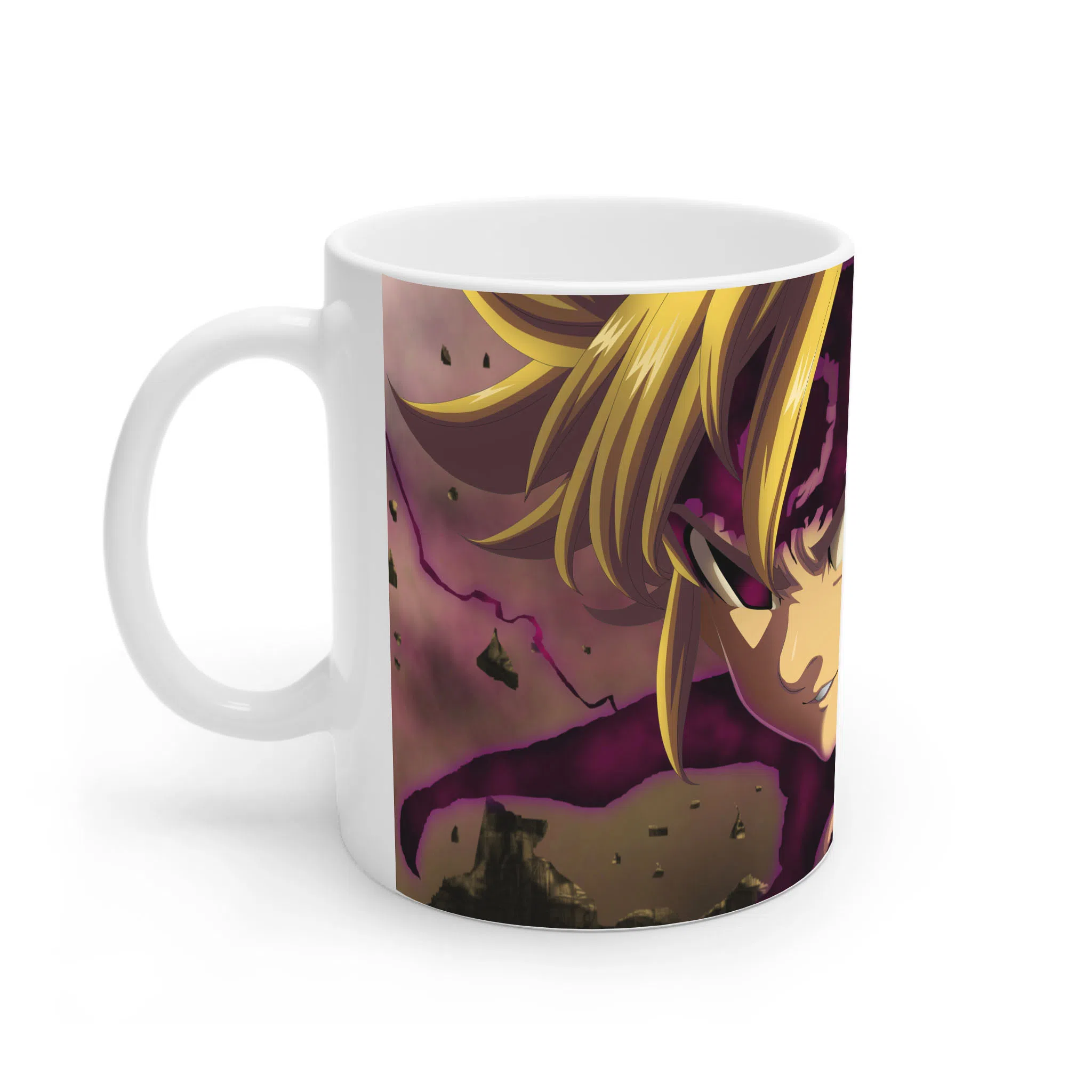 ماگ لیمینات طرح انیمه هفت گناه کبیره - Seven Deadly Sins کد NM3493 — تصویر 2