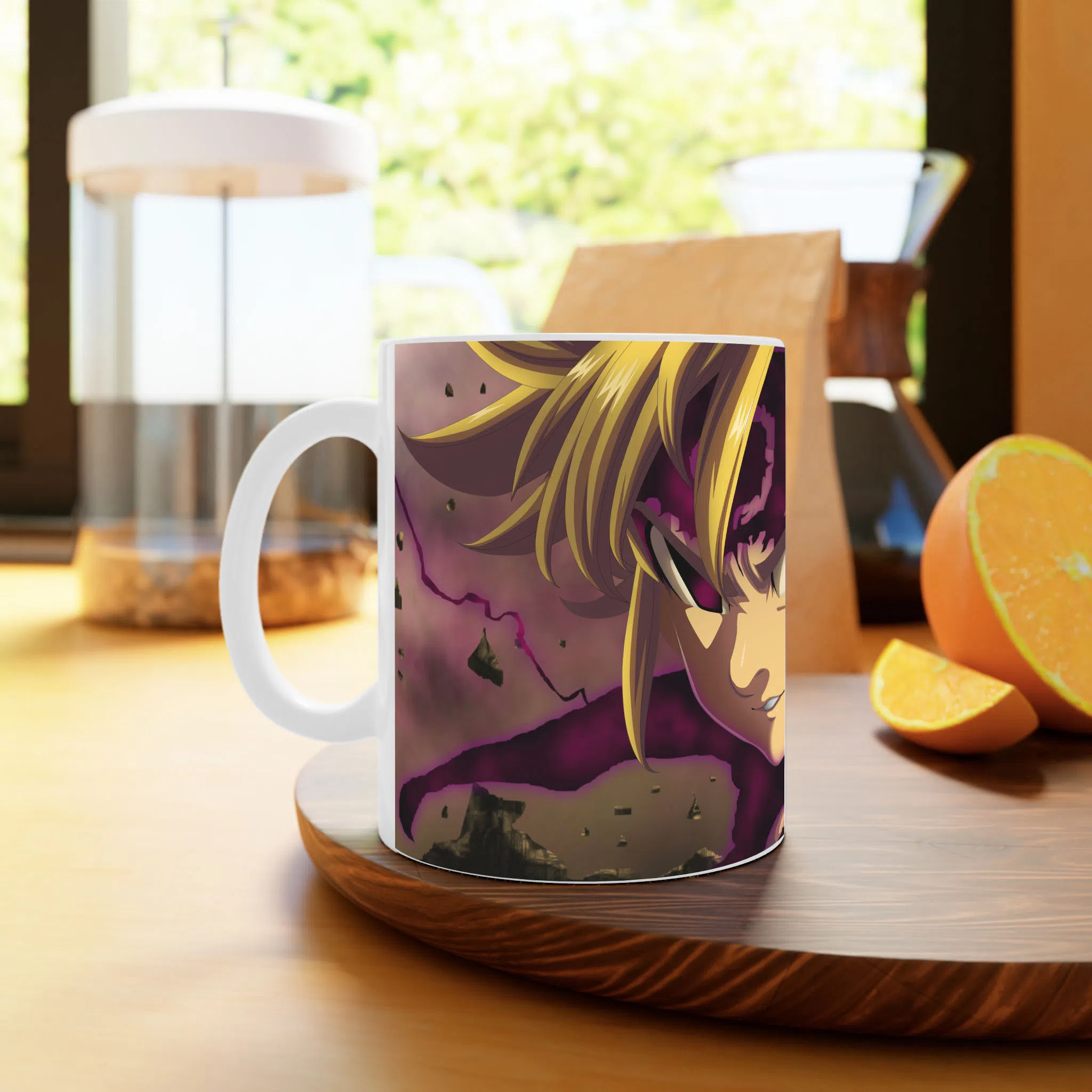 ماگ لیمینات طرح انیمه هفت گناه کبیره - Seven Deadly Sins کد NM3493 — تصویر 3