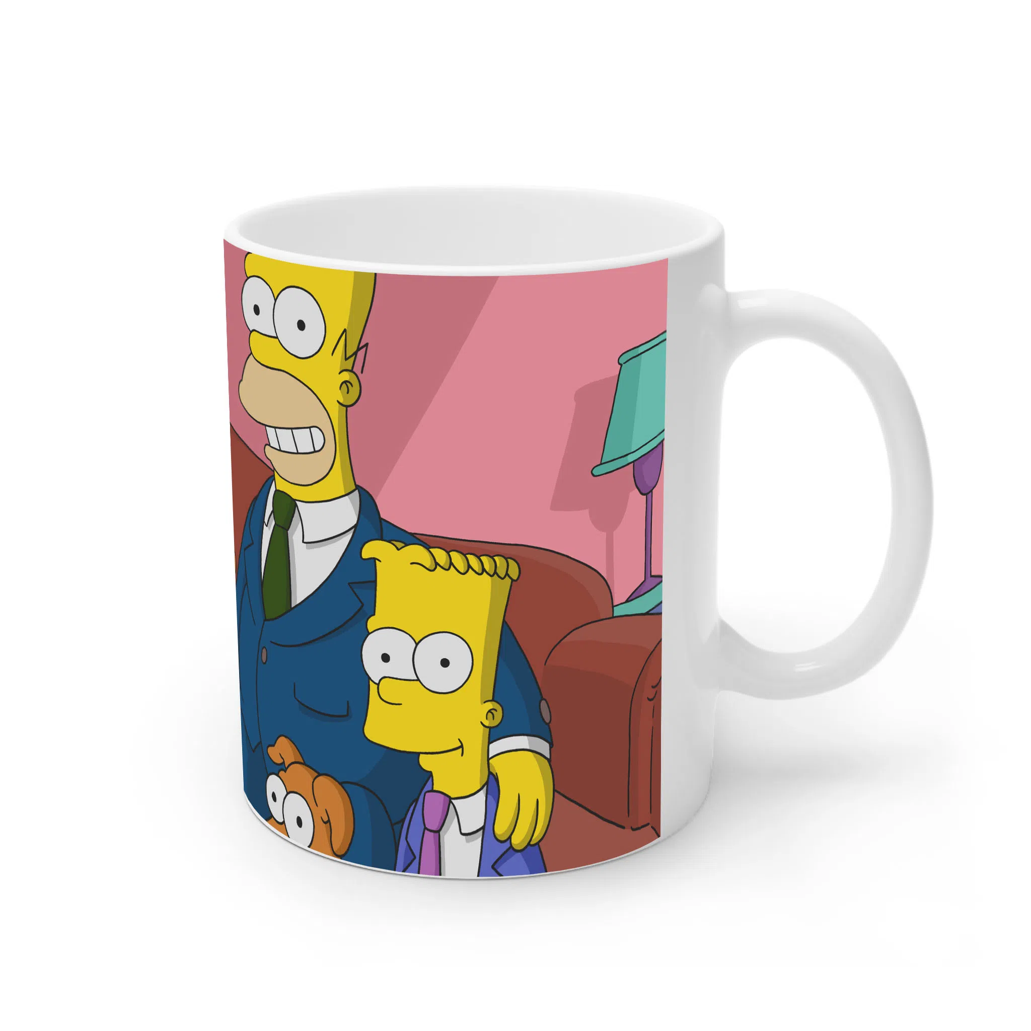 ماگ لیمینات طرح سریال The Simpsons کد NM5615 — تصویر 3