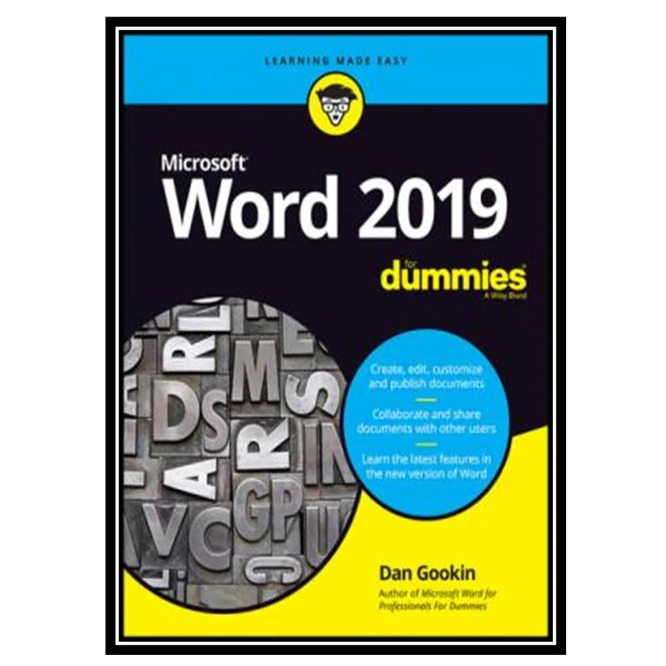 کتاب Word 2019 For Dummies اثر Dan Gookin انتشارات مؤلفین طلایی