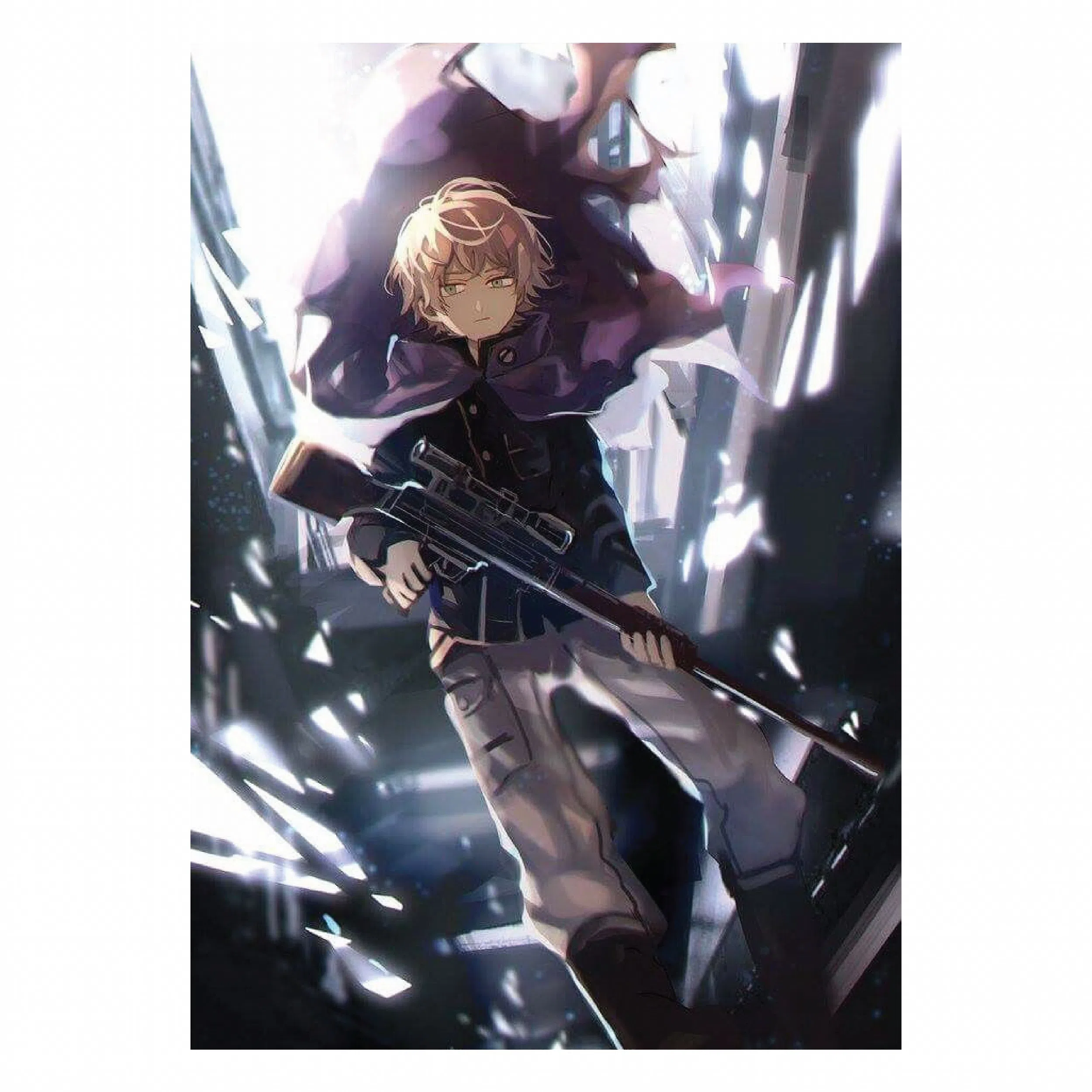 تابلو شاسی لیمینات طرح انیمه ماشه جهان World Trigger مدل NV1097