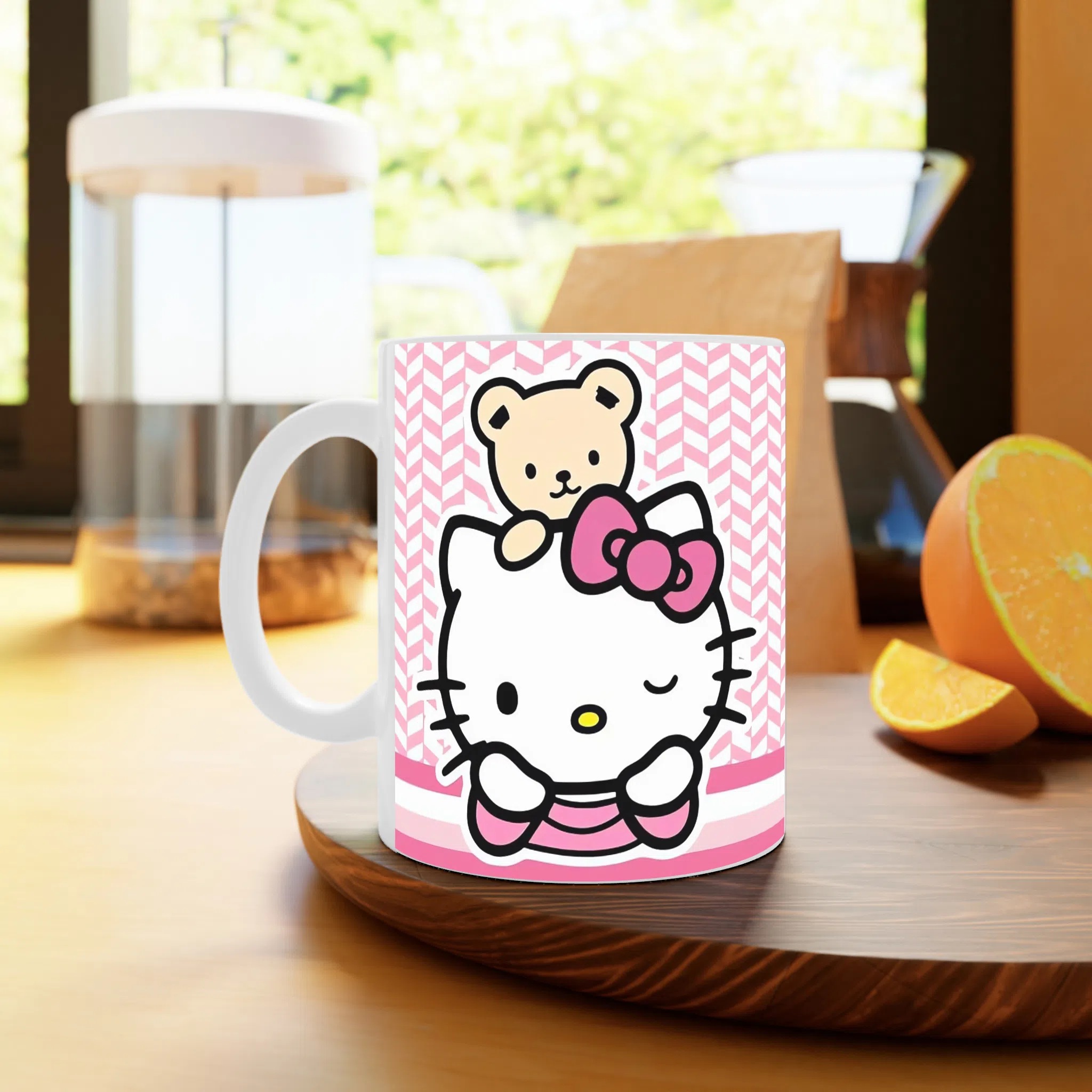 ماگ لیمینات طرح هلو کیتی Hello Kitty کد NM13438 — تصویر 3