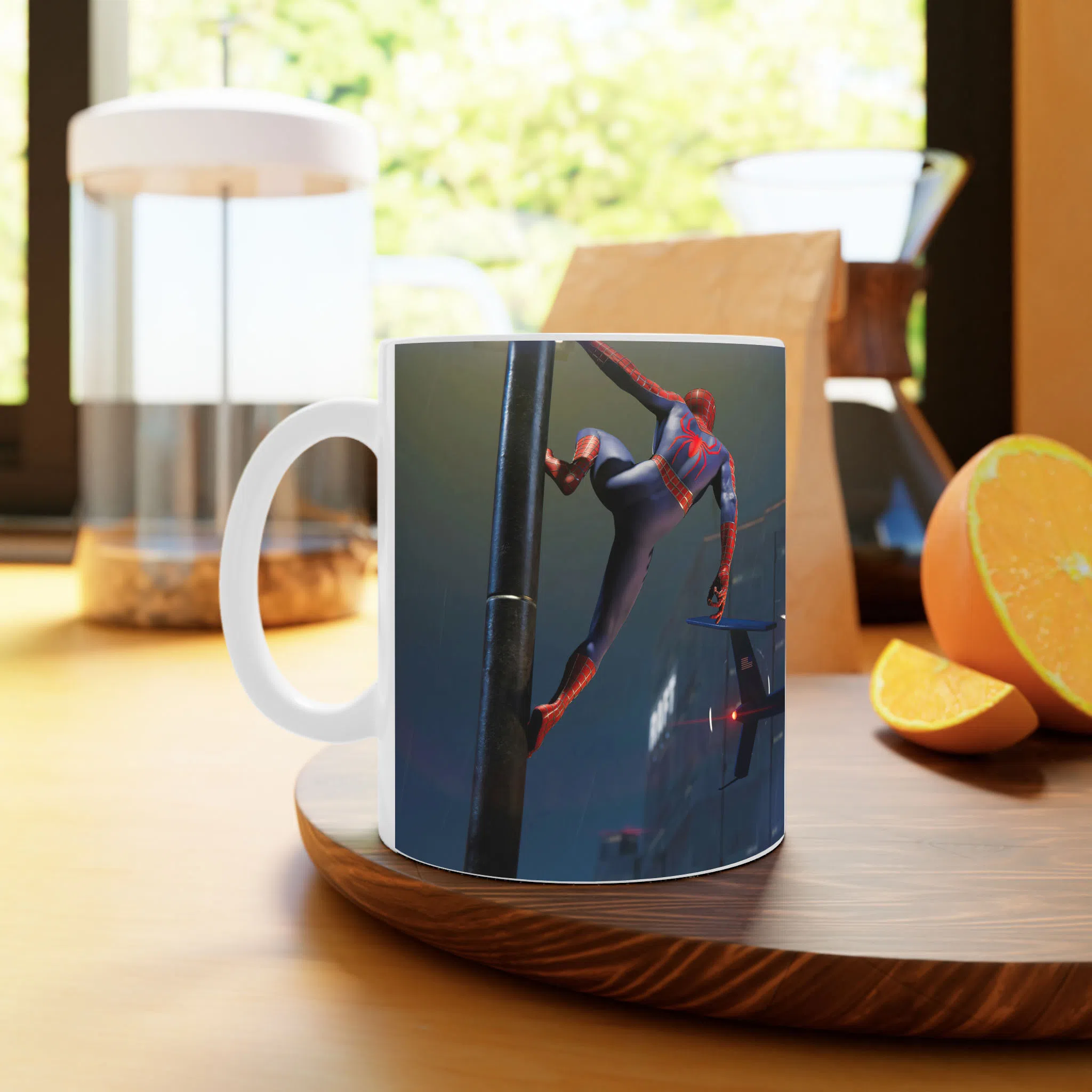 ماگ لیمینات طرح بازی اسپایدرمن مرد عنکبوتی Spider Man Game کد NM9598 — تصویر 2