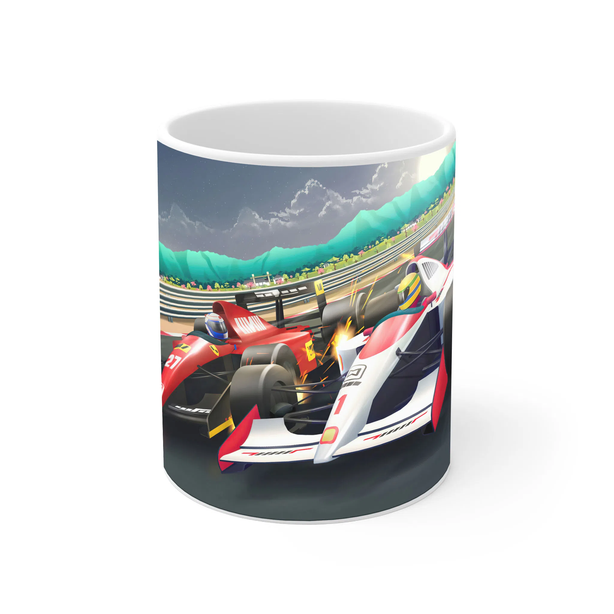 ماگ لیمینات طرح بازی Forza Game کد NM7556 — تصویر 3