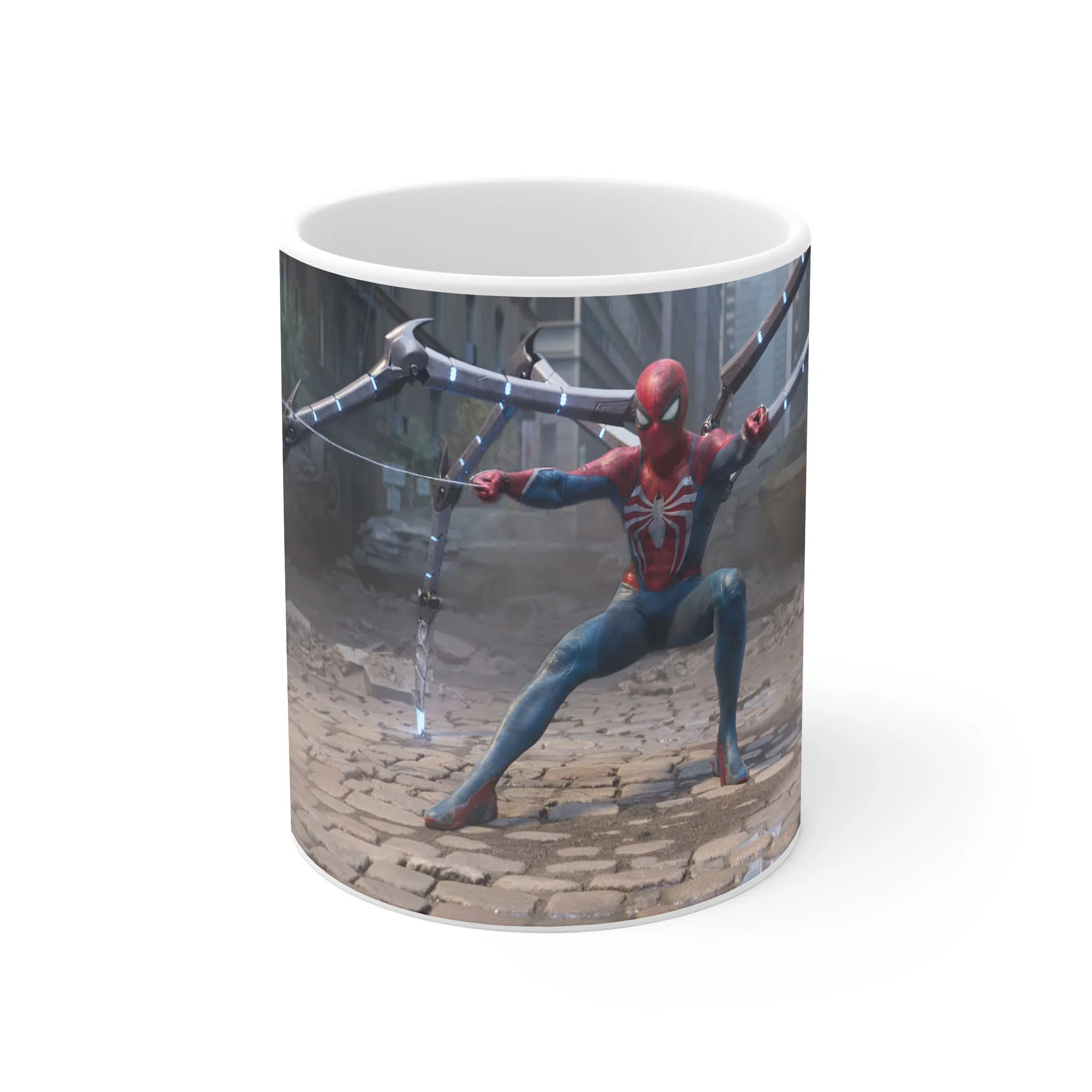 ماگ لیمینات طرح بازی اسپایدرمن مرد عنکبوتی Spider Man Game کد NM9536