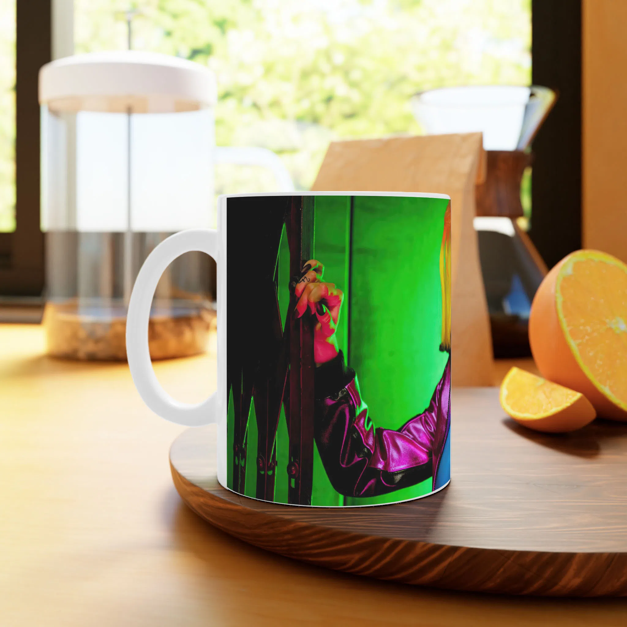 ماگ لیمینات طرح بازی سایبرپانک Cyberpunk 2077 Game کد NM6682 — تصویر 4
