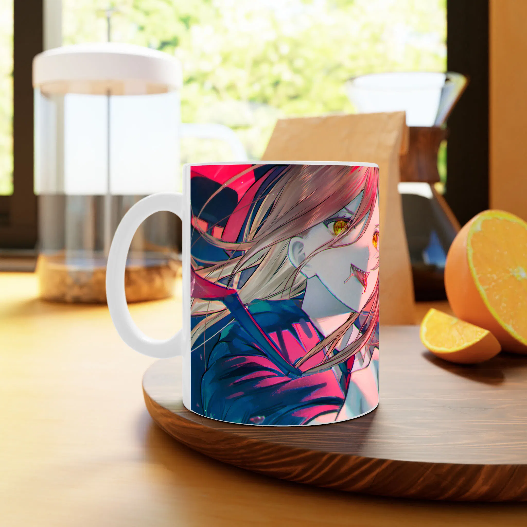 ماگ لیمینات طرح انیمه مرد اره برقی - Chainsaw Man Power کد NM0592 — تصویر 4