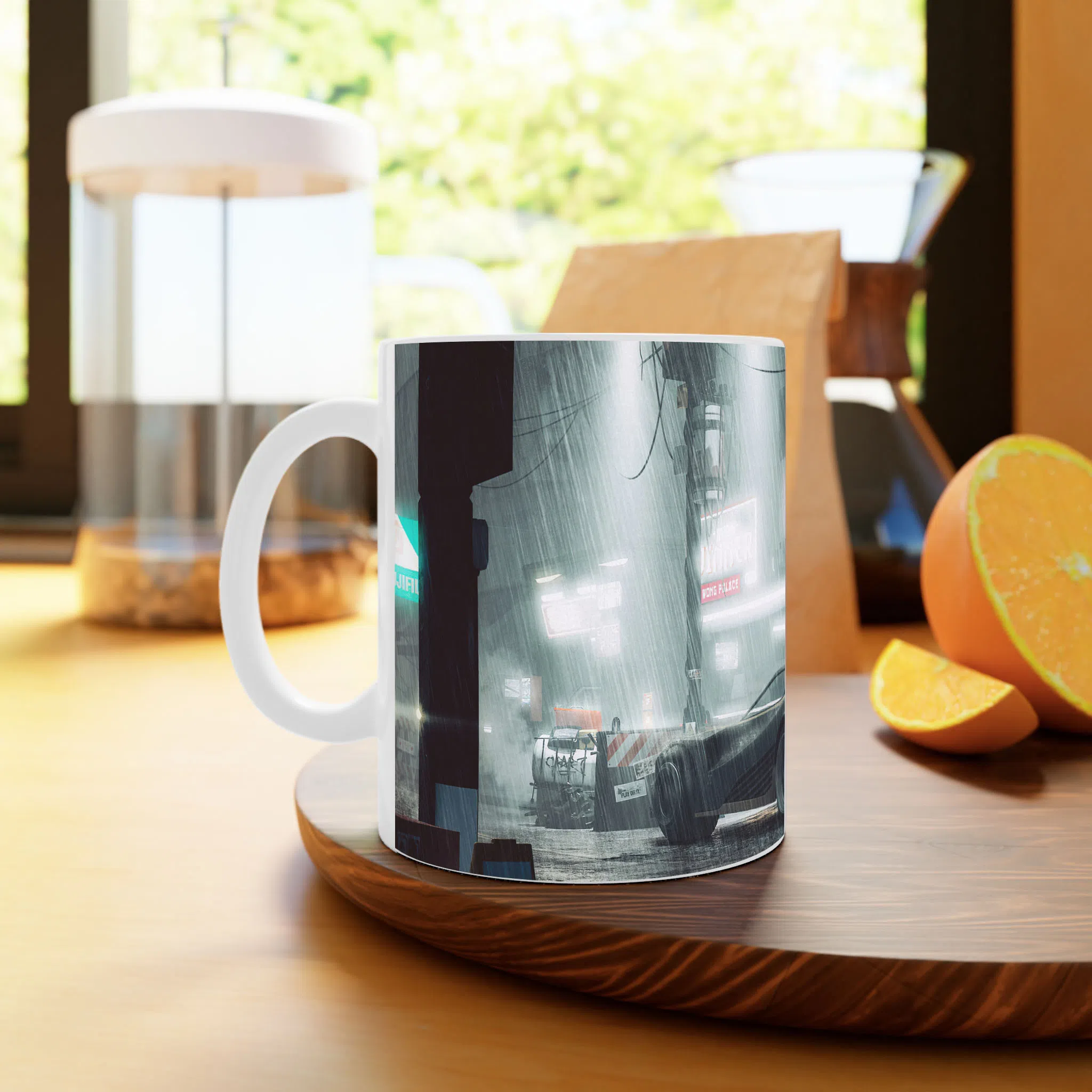 ماگ لیمینات طرح بازی سایبرپانک Cyberpunk 2077 Game کد NM6561 — تصویر 4