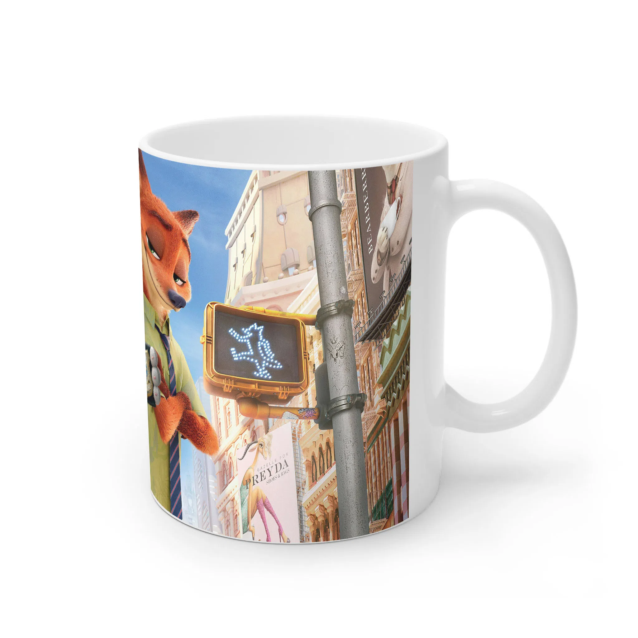 ماگ لیمینات طرح Zootopia زوتوپیا کد NM15243 — تصویر 2