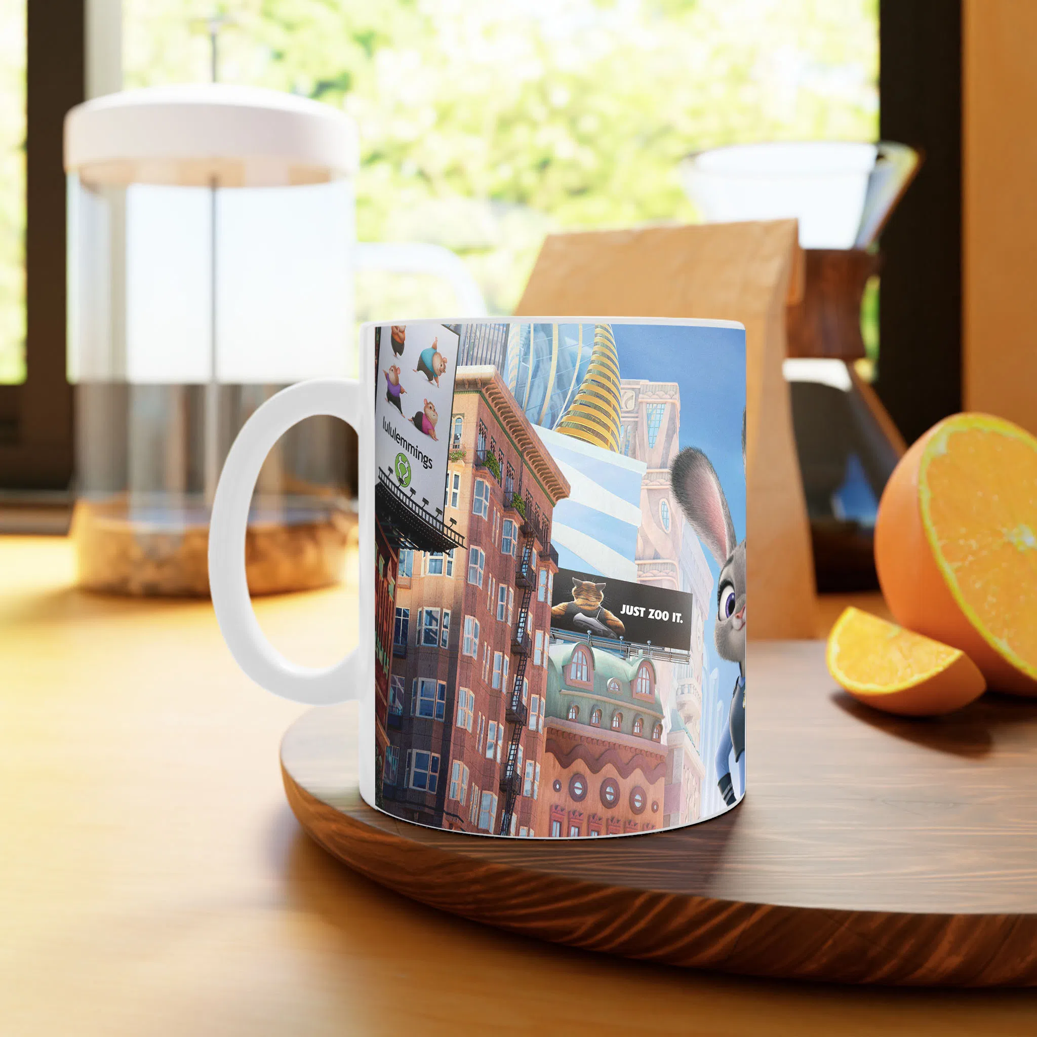 ماگ لیمینات طرح Zootopia زوتوپیا کد NM15243 — تصویر 4