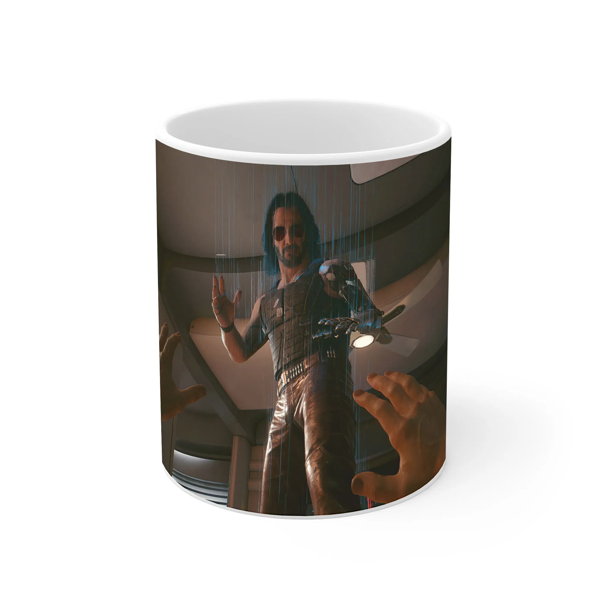 ماگ لیمینات طرح بازی سایبرپانک Cyberpunk 2077 Game کد NM6620 — تصویر 2