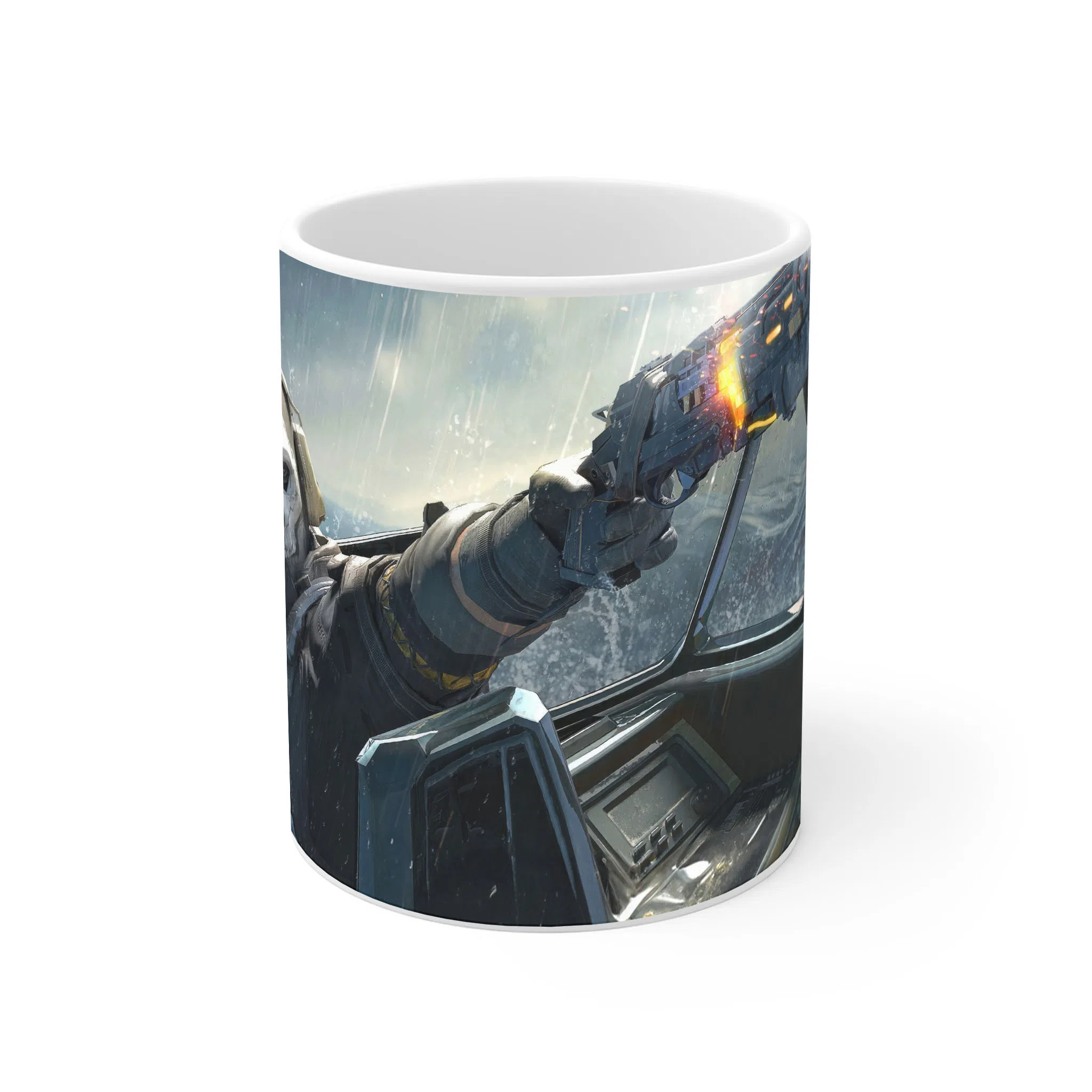 ماگ لیمینات طرح بازی Call of Duty Modern Warfare شخصیت سایمون گوست رایلی کد NM6332 — تصویر 2