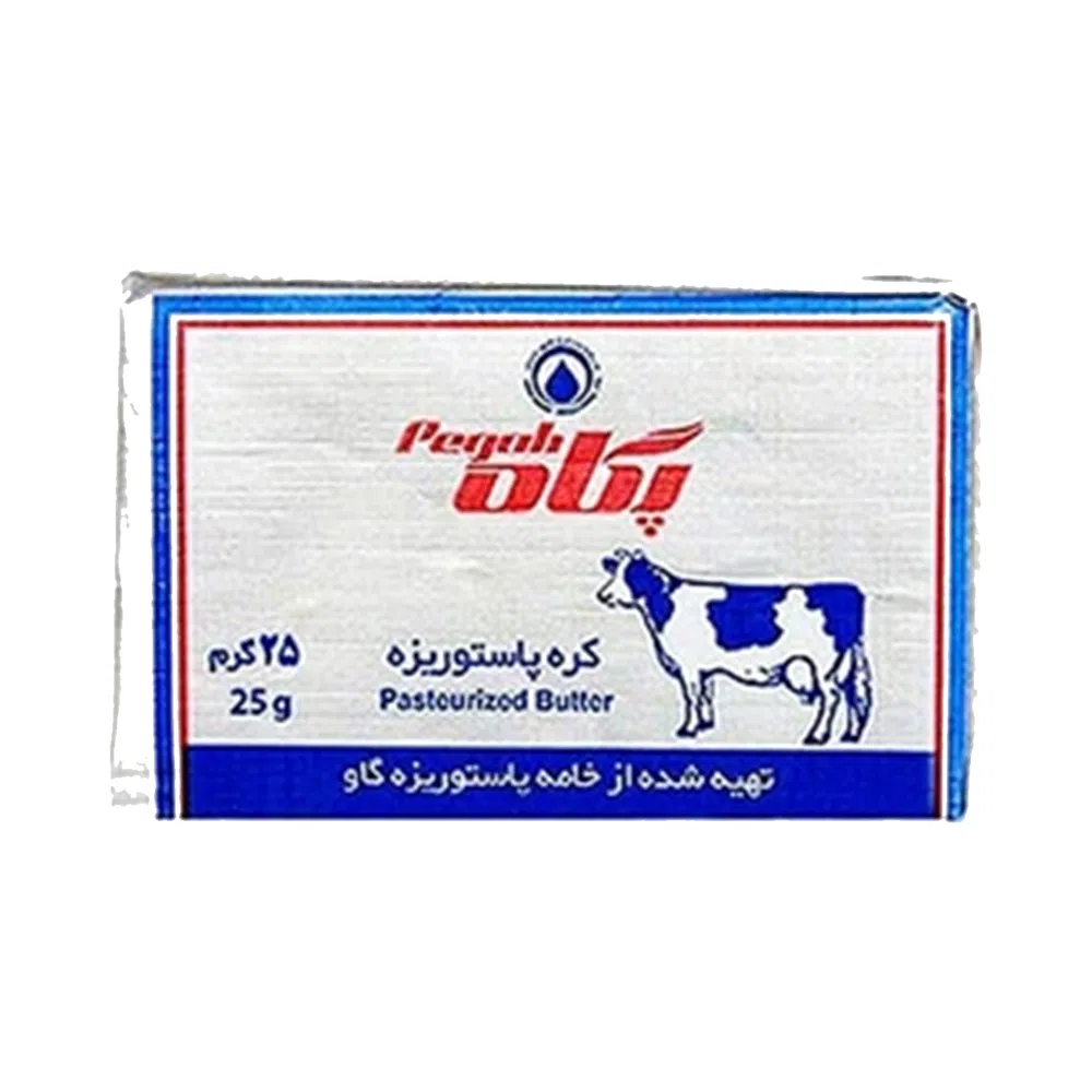 کره پاستوریزه حیوانی پگاه - 25 گرم