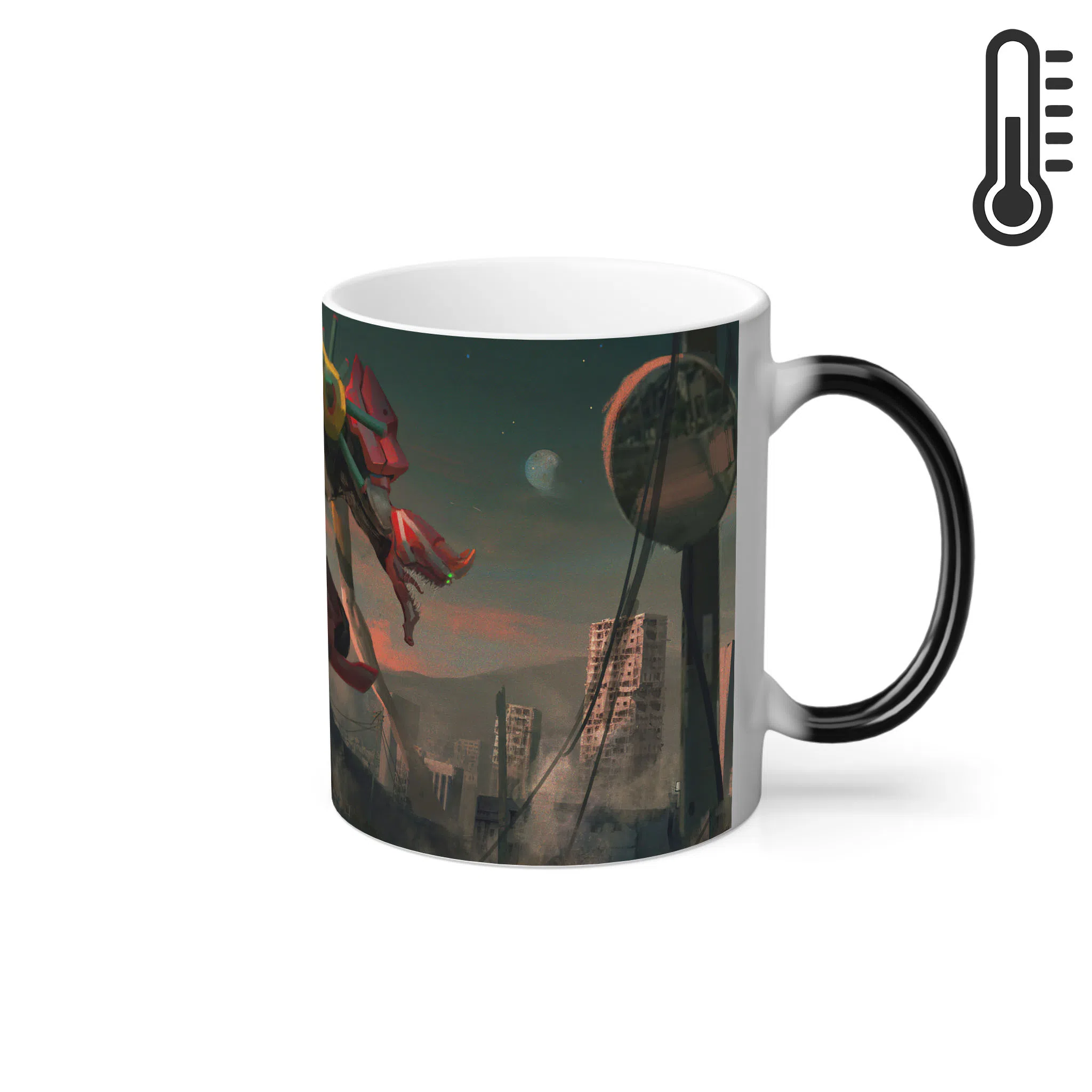 ماگ حرارتی لیمینات طرح انیمه Evangelion کد NM0791 — تصویر 2