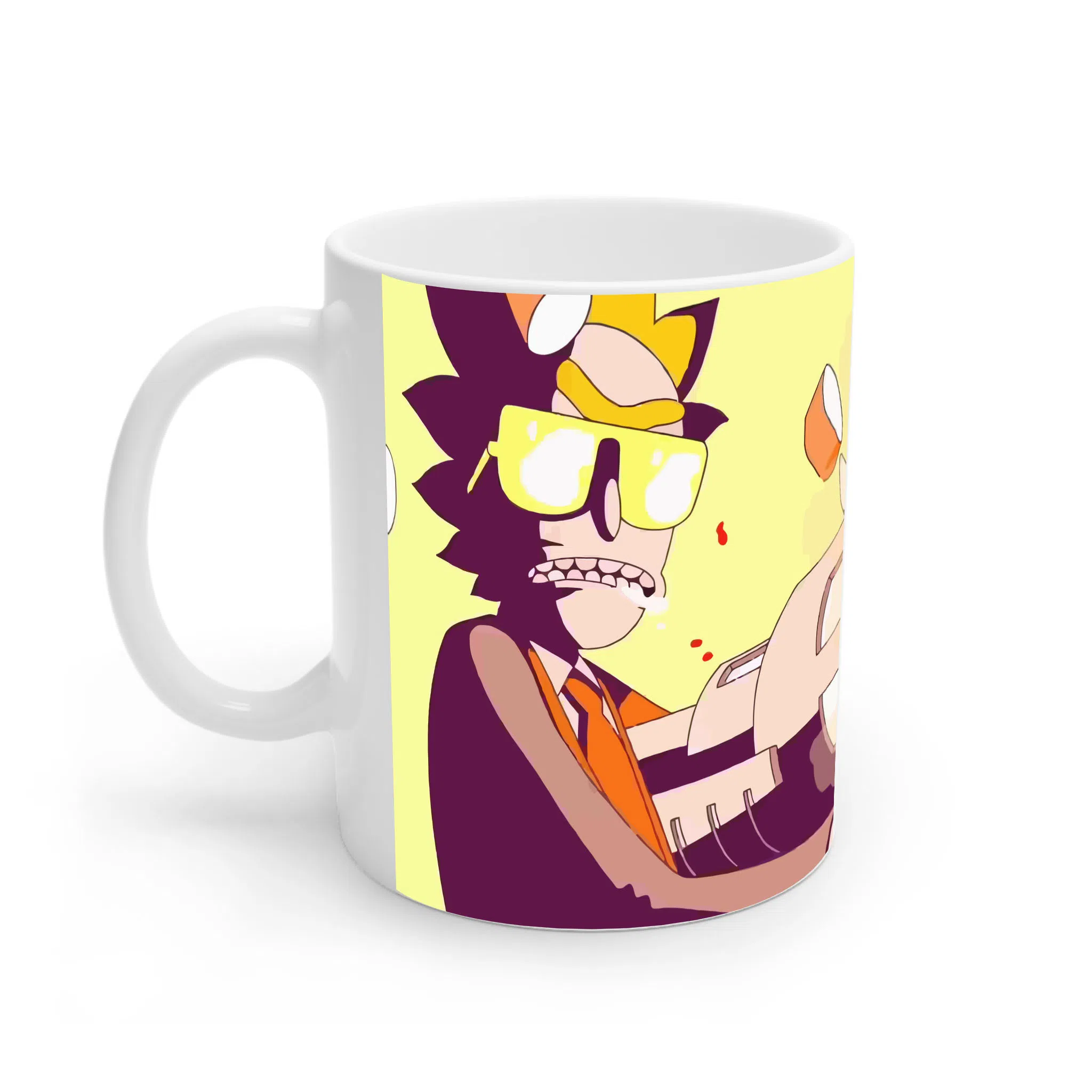 ماگ لیمینات طرح سریال ریک و مورتی Rick and Morty کد NM4931 — تصویر 2
