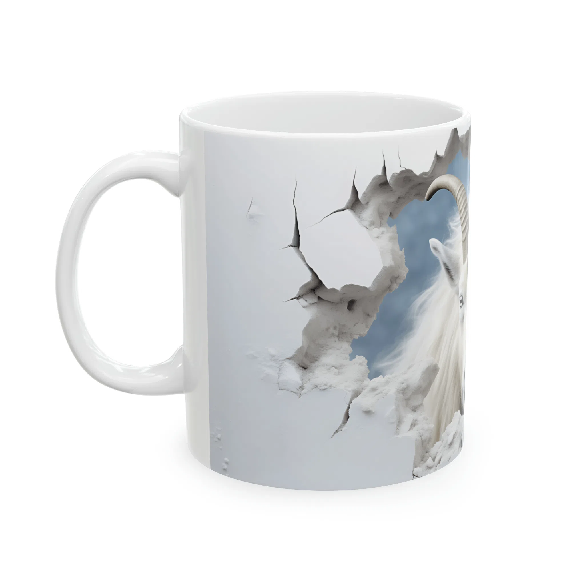 ماگ طرح سه بعدی حیوانات گوزن deer مدل NM3172 — تصویر 2