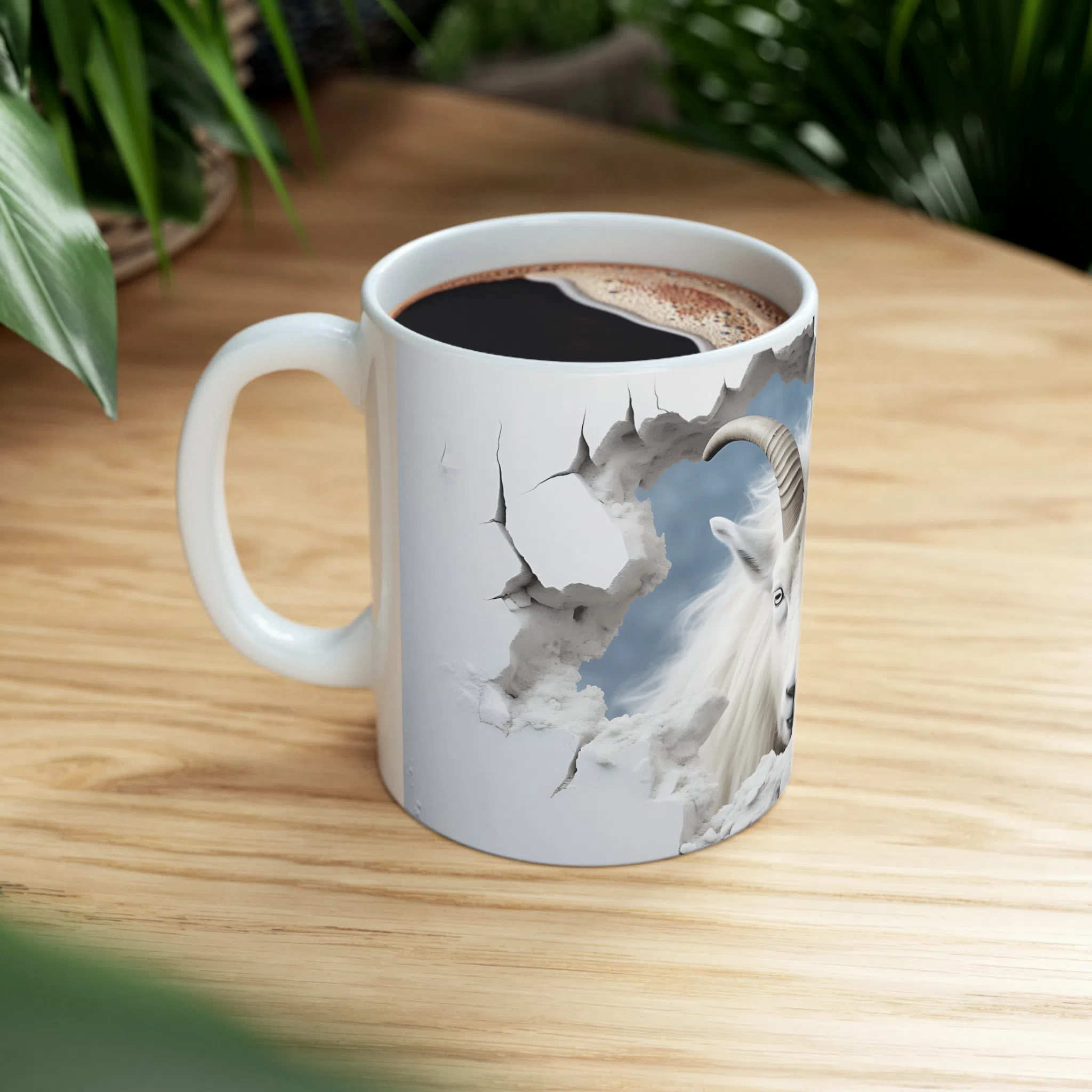 ماگ طرح سه بعدی حیوانات گوزن deer مدل NM3172 — تصویر 4
