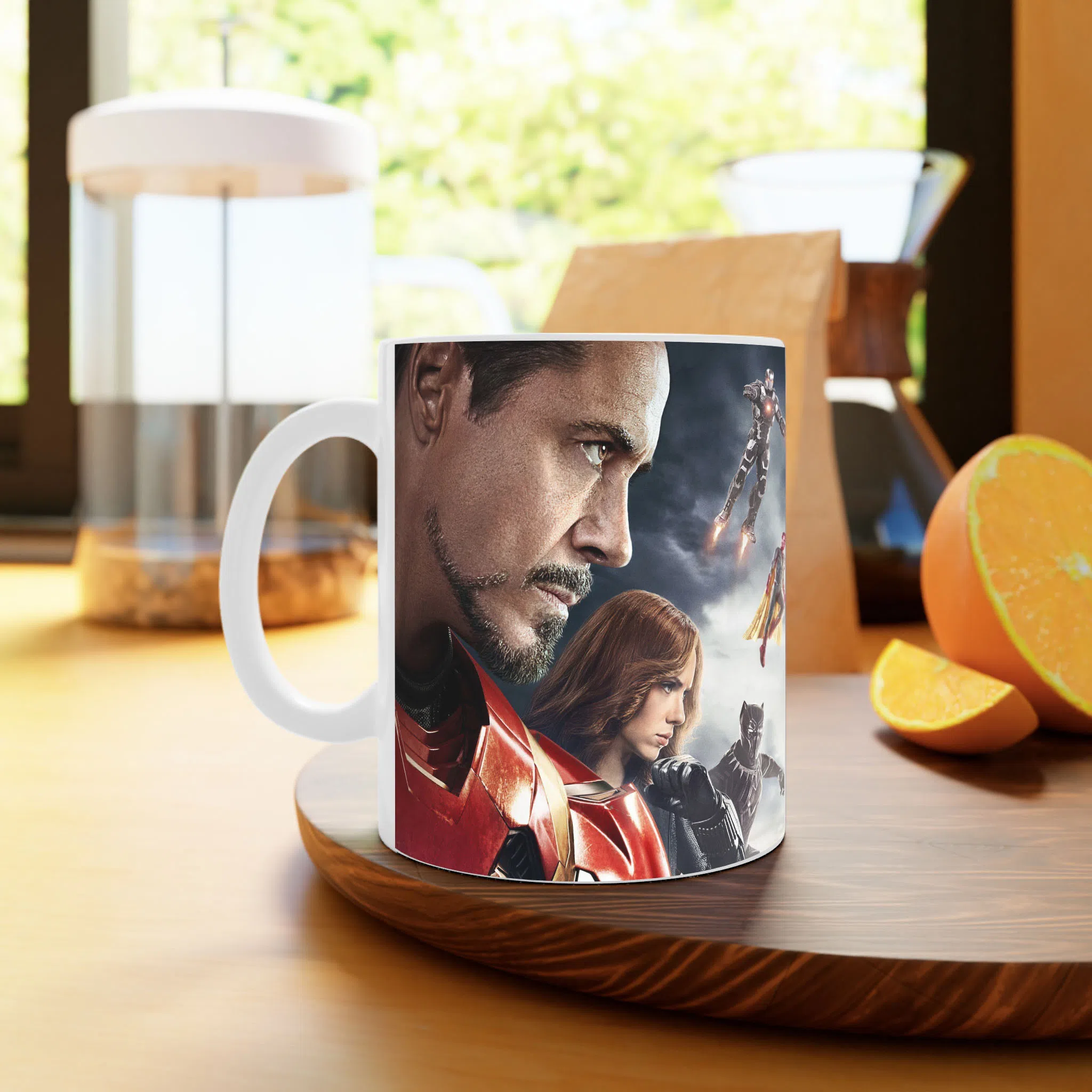 ماگ لیمینات طرح فیلم انتقام جویان Avengers کد NM10671 — تصویر 3