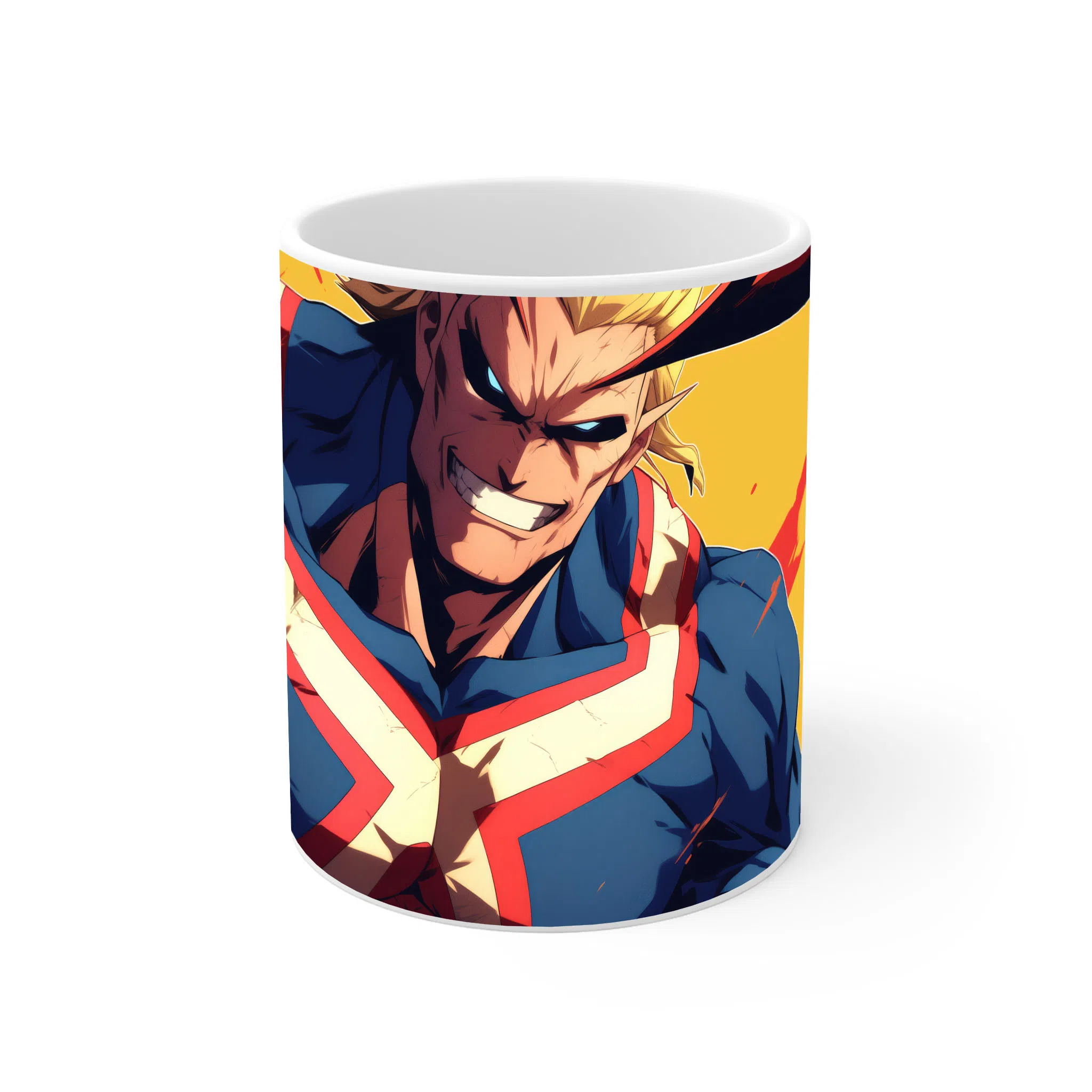 ماگ لیمینات طرح انیمه My Hero Academia - Allmight کد NM0984