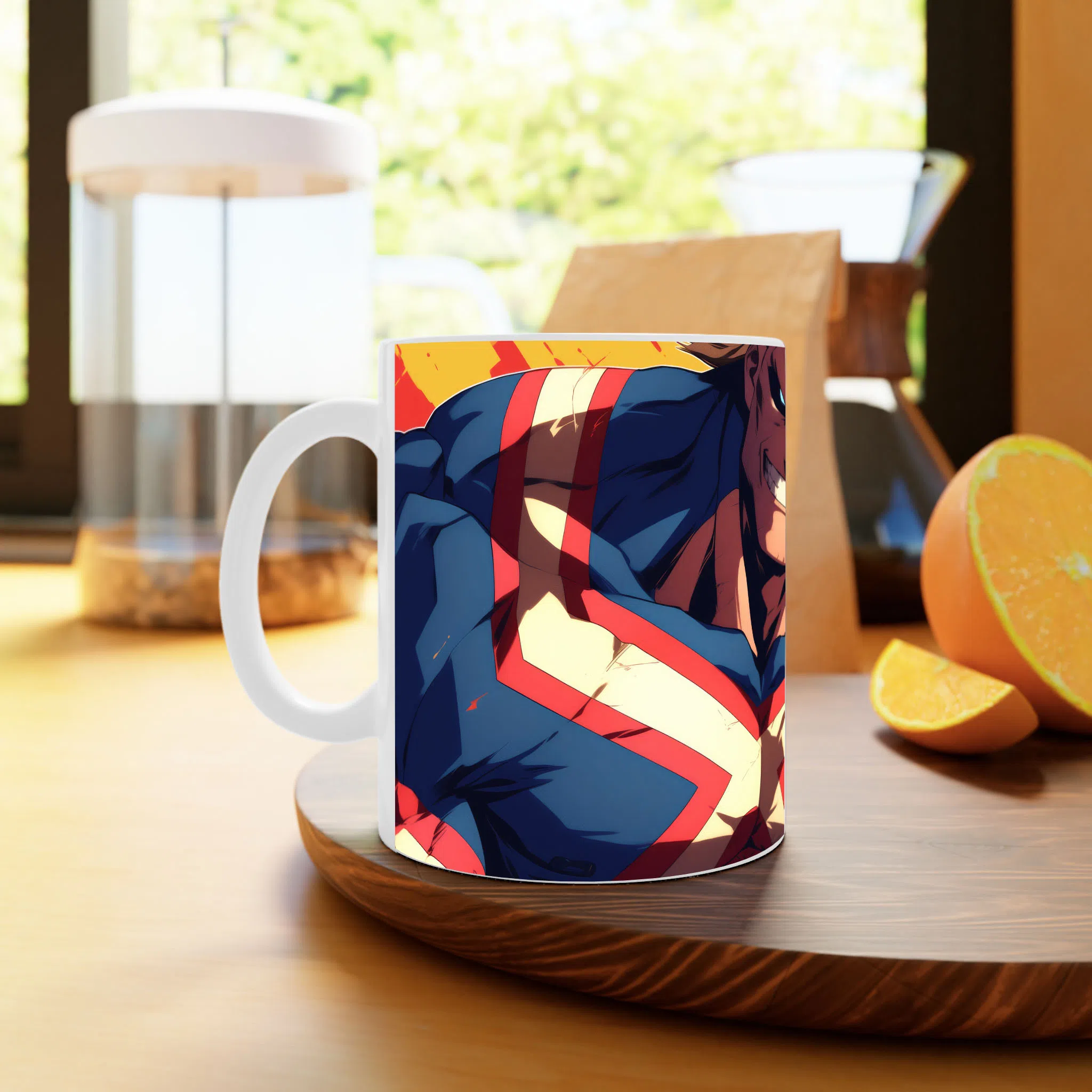 ماگ لیمینات طرح انیمه My Hero Academia - Allmight کد NM0984 — تصویر 4