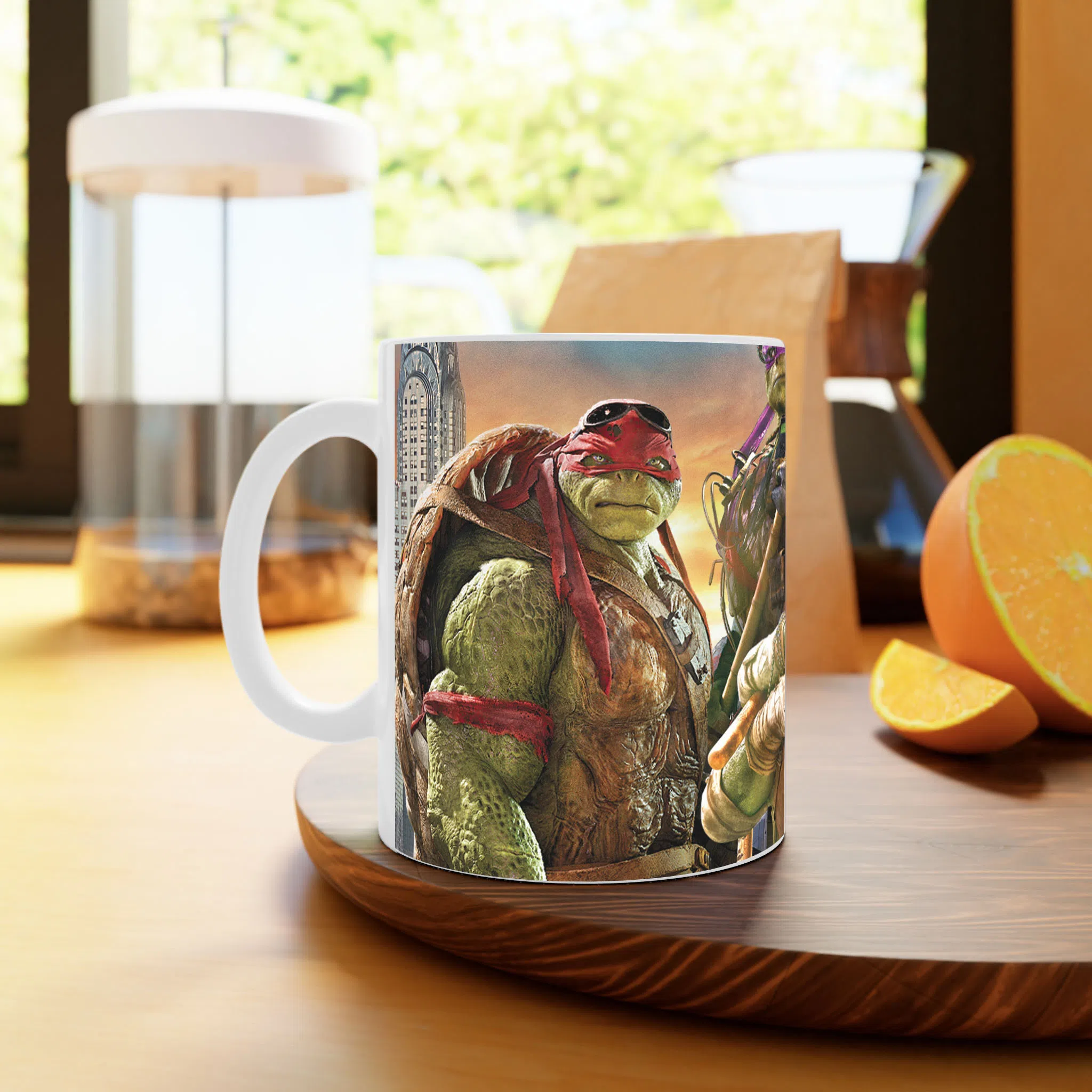 ماگ لیمینات طرح فیلم لاکپشت های نینجا Ninja Turtles کد NM12060 — تصویر 3