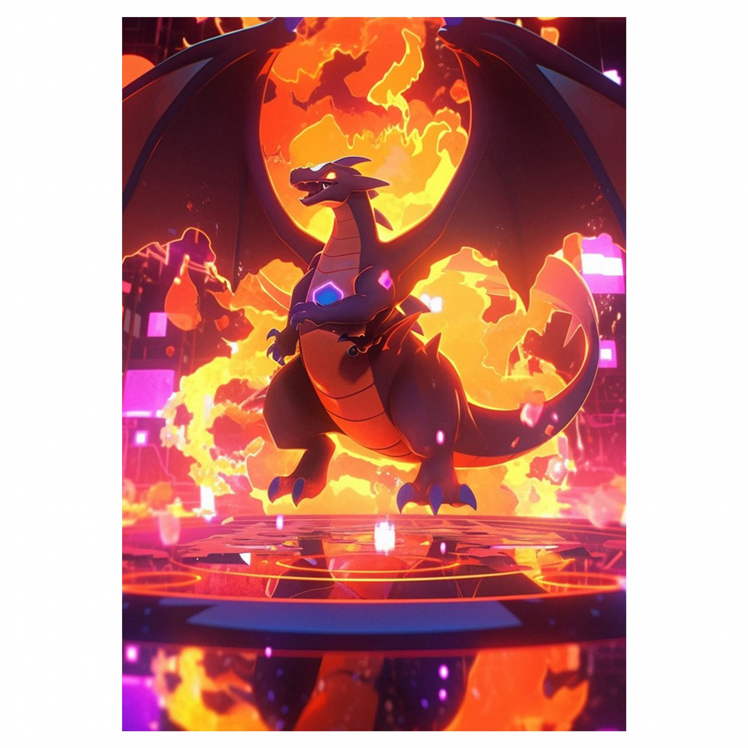 تابلو شاسی لیمینات طرح انیمه پوکمون Pokemon مدل NV1287