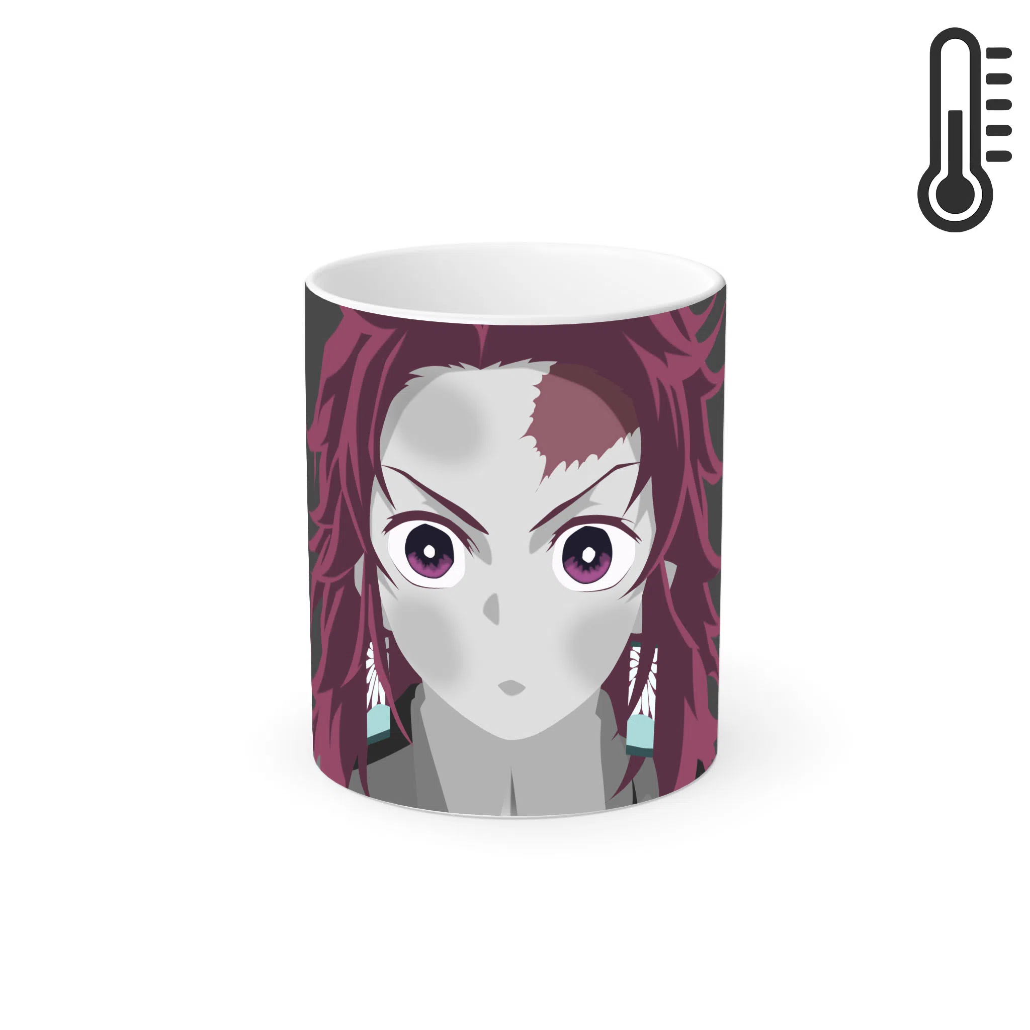 ماگ حرارتی لیمینات طرح انیمه شیطان کش تانجیرو Tanjiro Kimetsu no Yaiba Demon Slayer کد NM0681