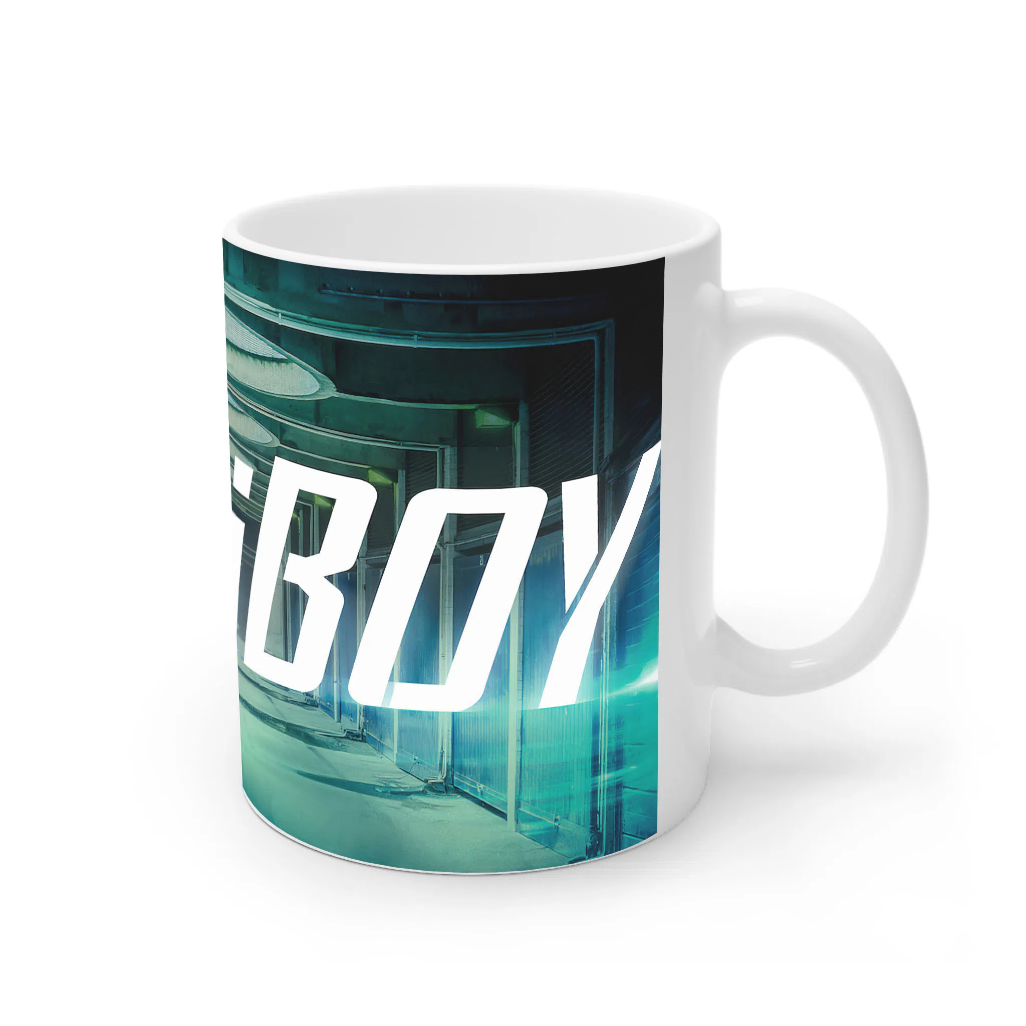 ماگ لیمینات طرح سریال iBoy کد NM4474 — تصویر 3