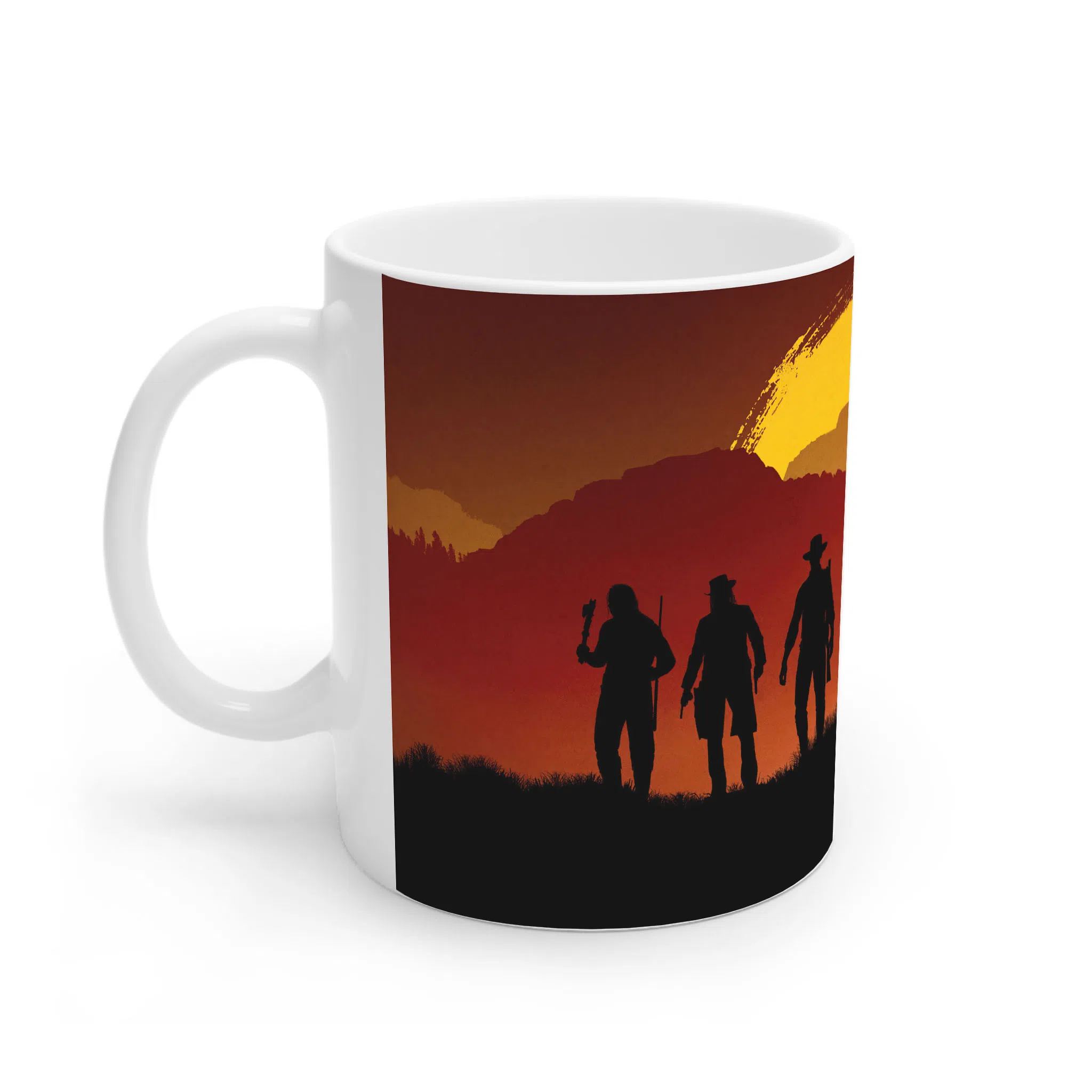 ماگ لیمینات طرح بازی Red Dead Redemption Game کد NM9259 — تصویر 2
