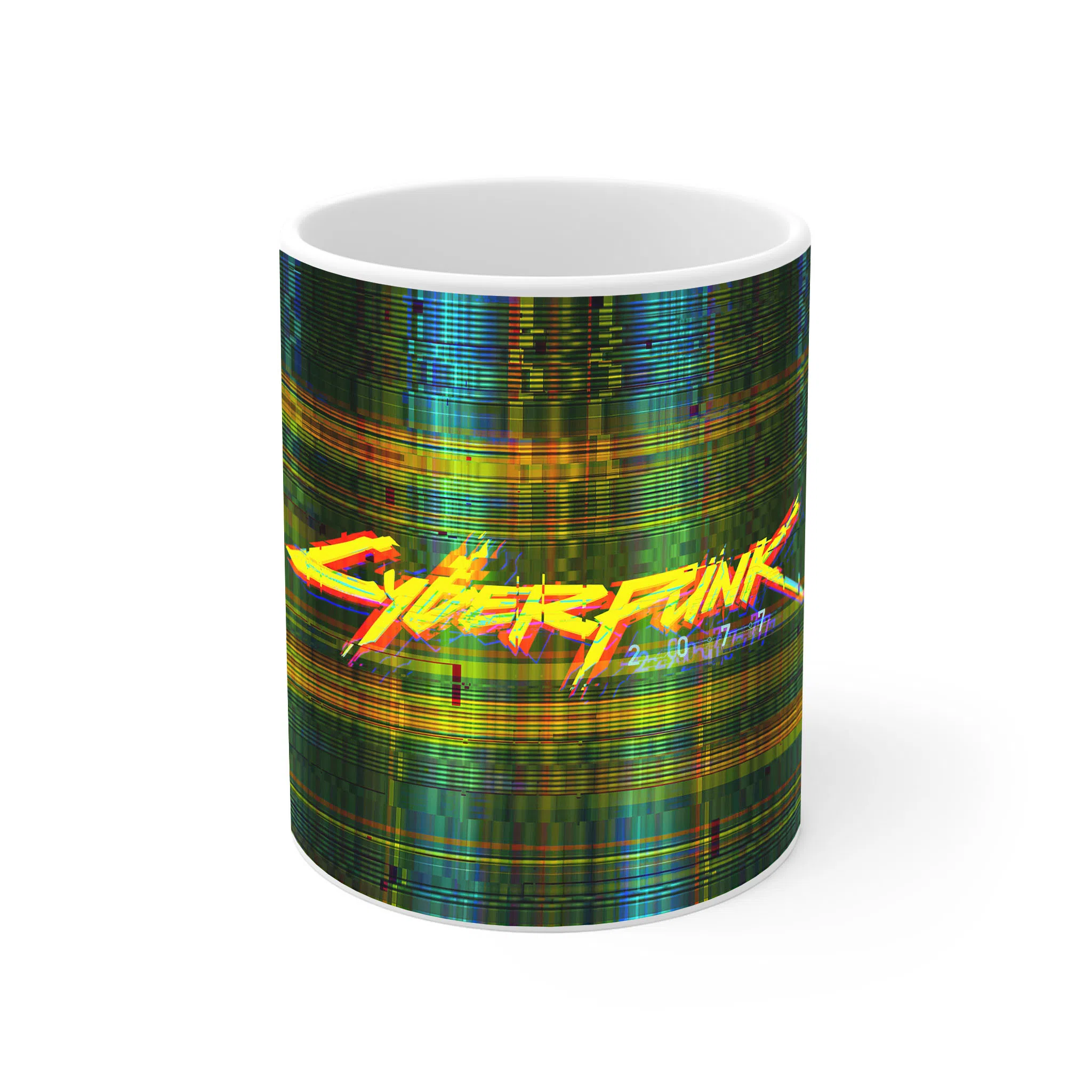 ماگ لیمینات طرح بازی سایبرپانک Cyberpunk 2077 Game کد NM6610 — تصویر 2