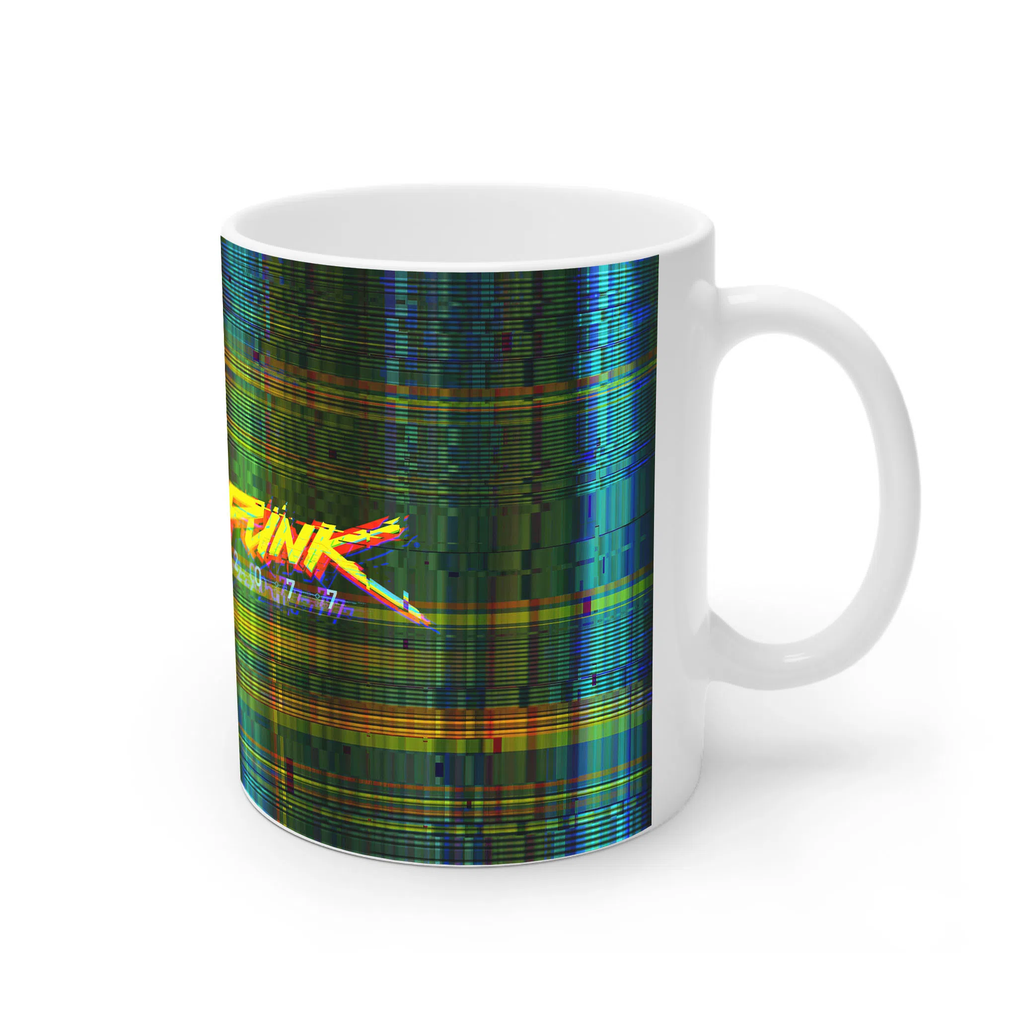 ماگ لیمینات طرح بازی سایبرپانک Cyberpunk 2077 Game کد NM6610 — تصویر 4