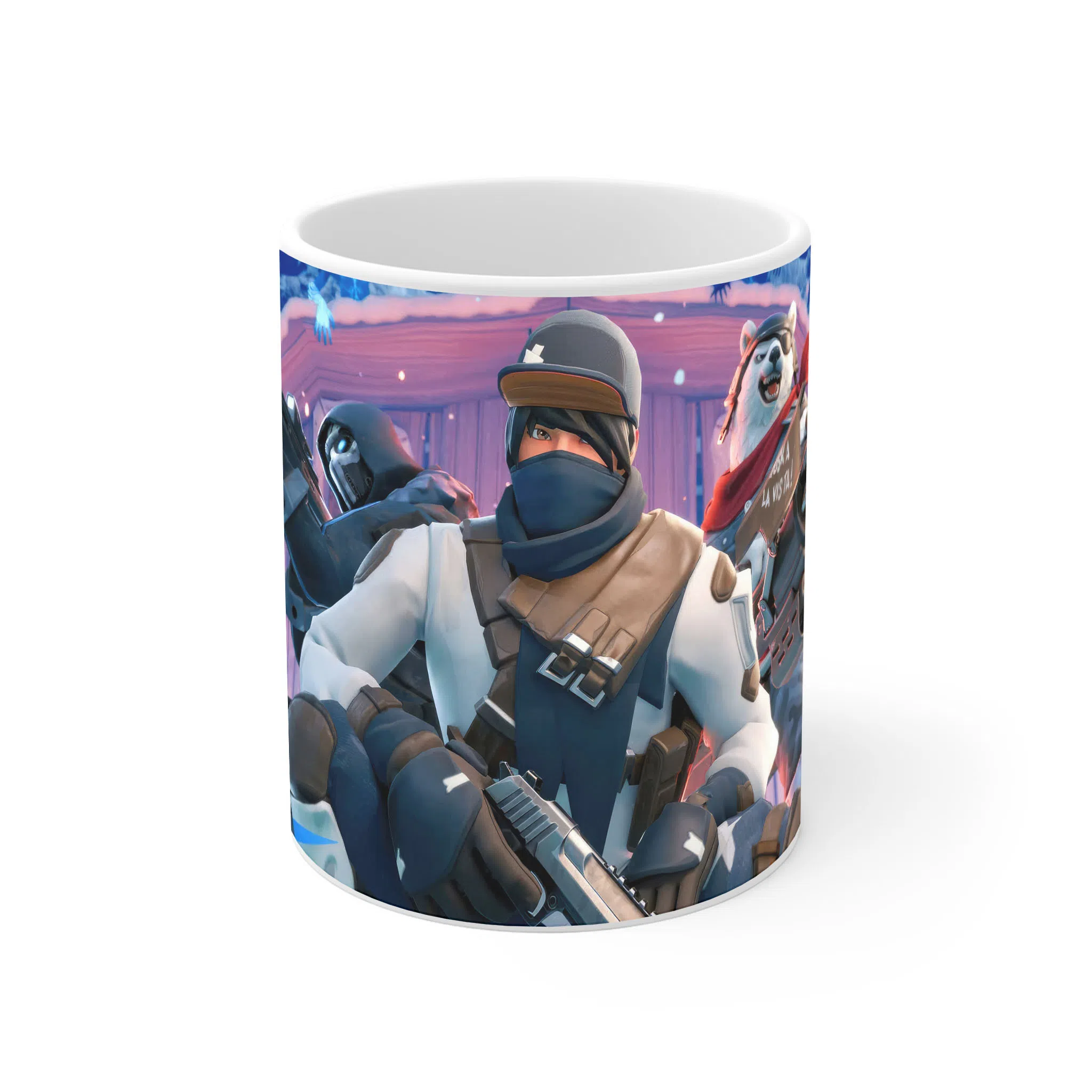 ماگ لیمینات طرح بازی فورتنایت Fortnite Game کد NM7347 — تصویر 2