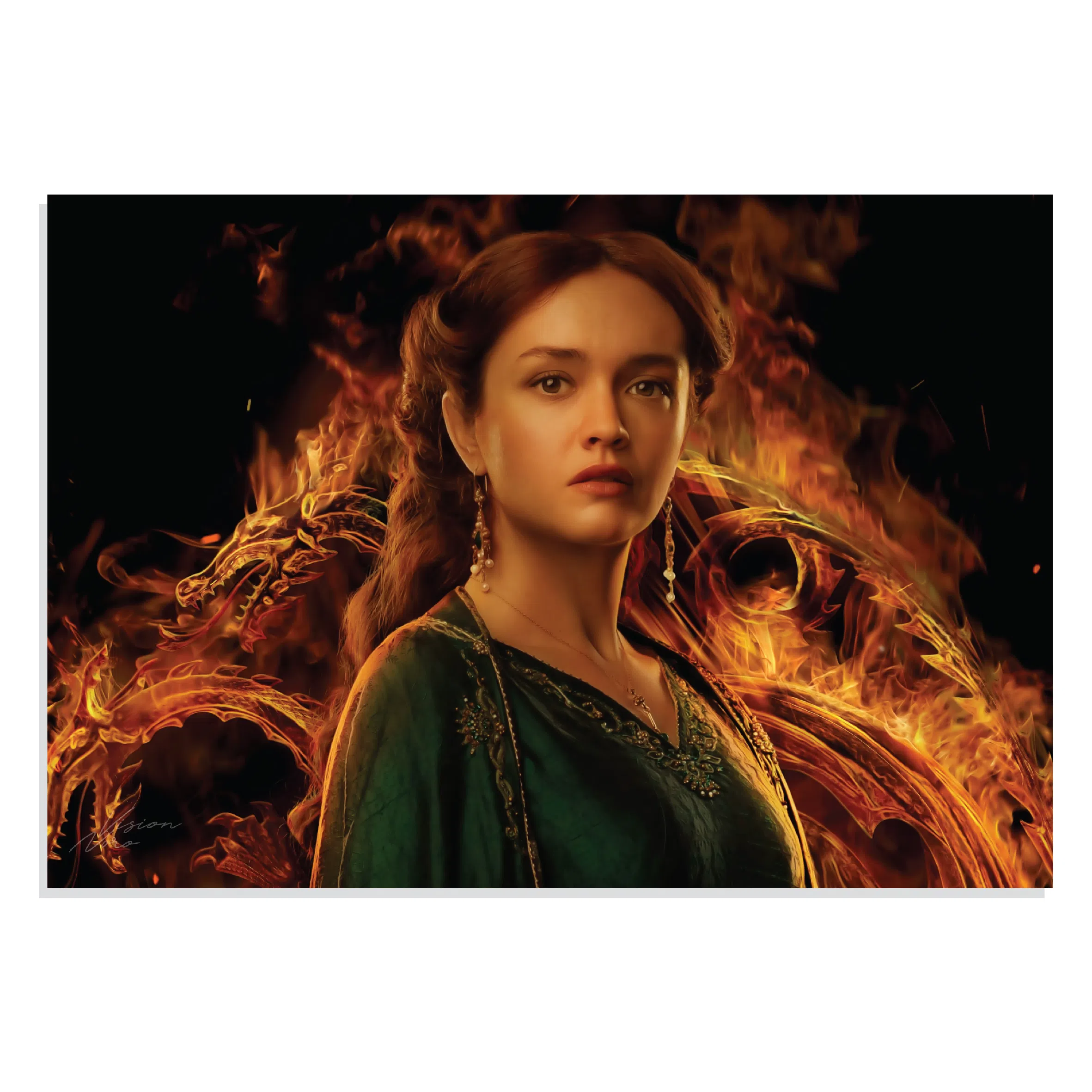پوستر طرح سریال House of the Dragon مدل NV0266