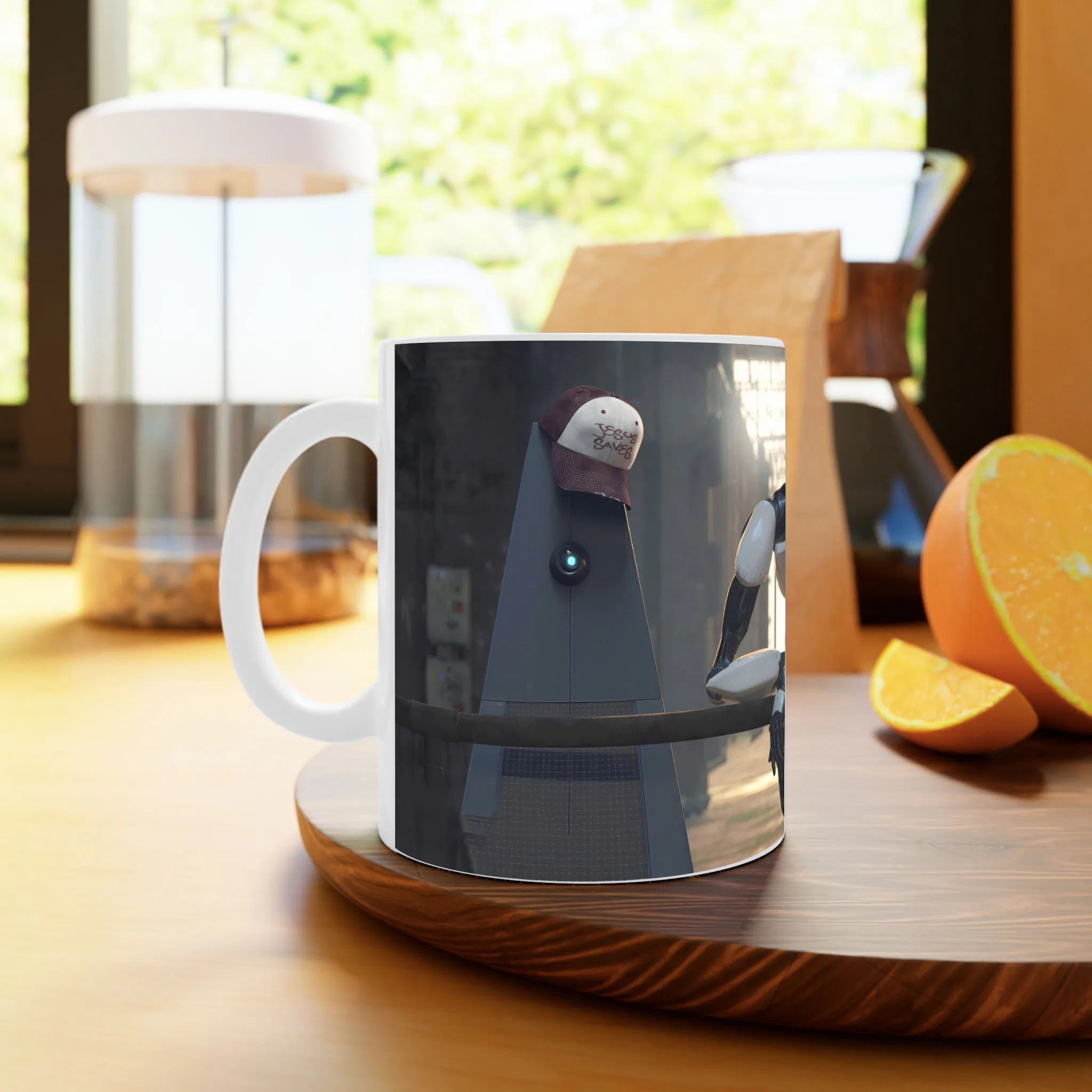 ماگ لیمینات طرح سریال Love Death and Robots کد NM4601 — تصویر 2