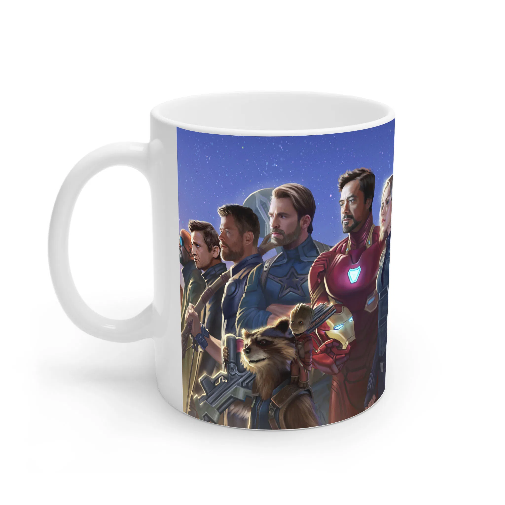 ماگ لیمینات طرح فیلم انتقام جویان Avengers کد NM10635