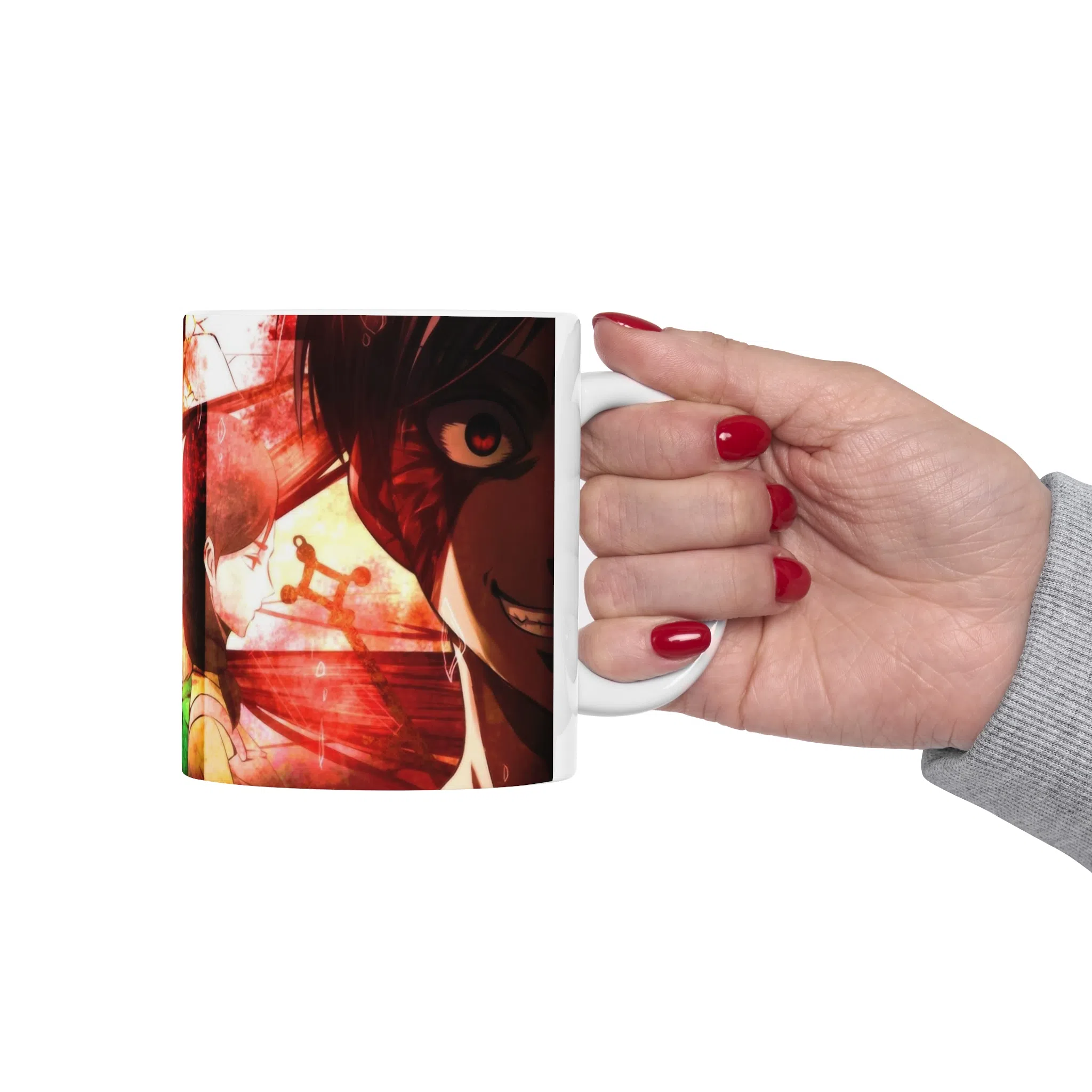 ماگ طرح انیمه اتک ان تایتان Attack on the Titan مدل NM2601 — تصویر 5