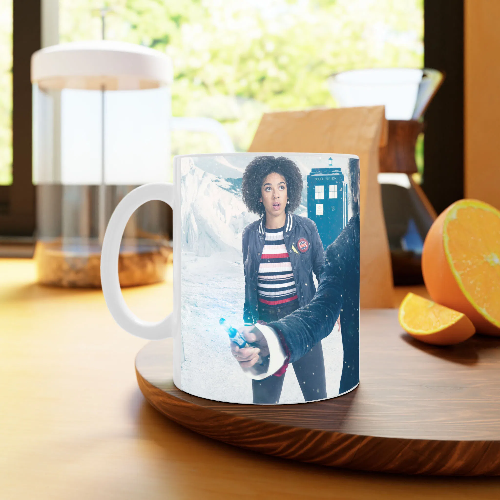 ماگ لیمینات طرح سریال Doctor Who کد NM4022 — تصویر 3