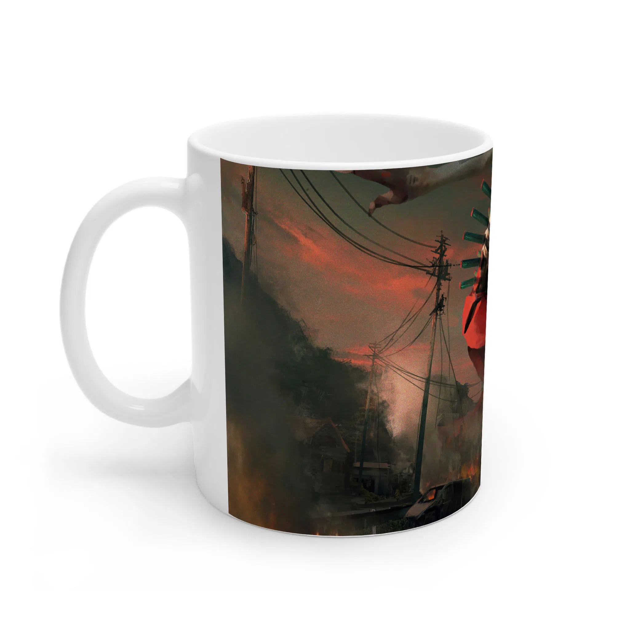 ماگ لیمینات طرح انیمه Evangelion کد NM0791 — تصویر 2