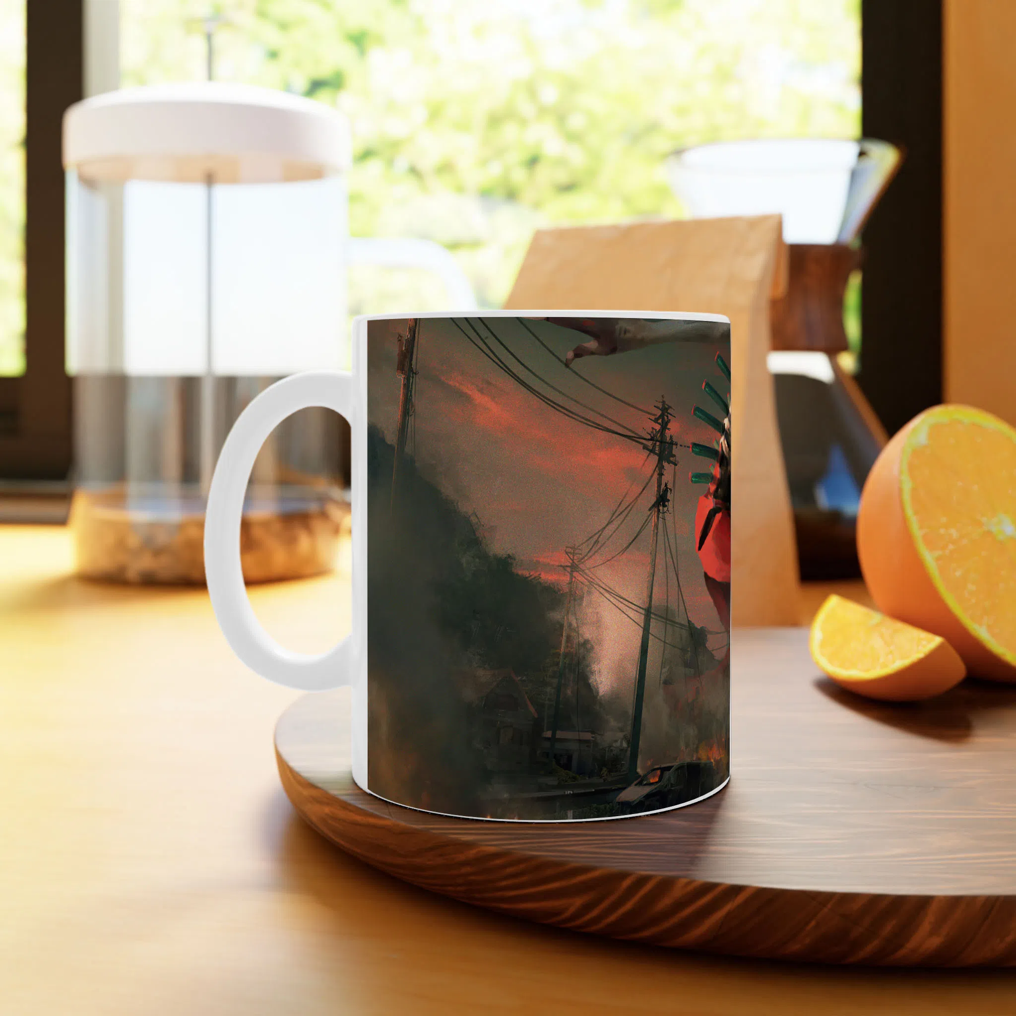ماگ لیمینات طرح انیمه Evangelion کد NM0791 — تصویر 3