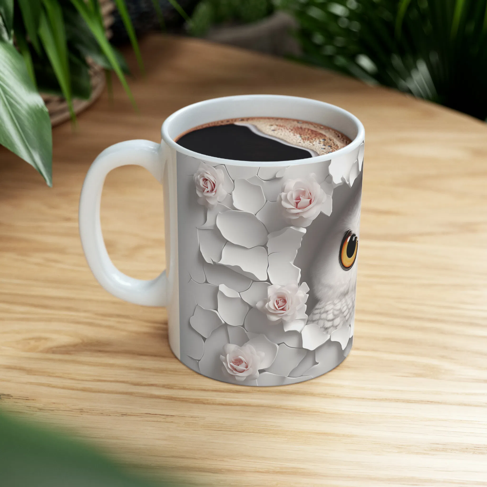 ماگ طرح سه بعدی حیوانات جغد owl مدل NM3180 — تصویر 4