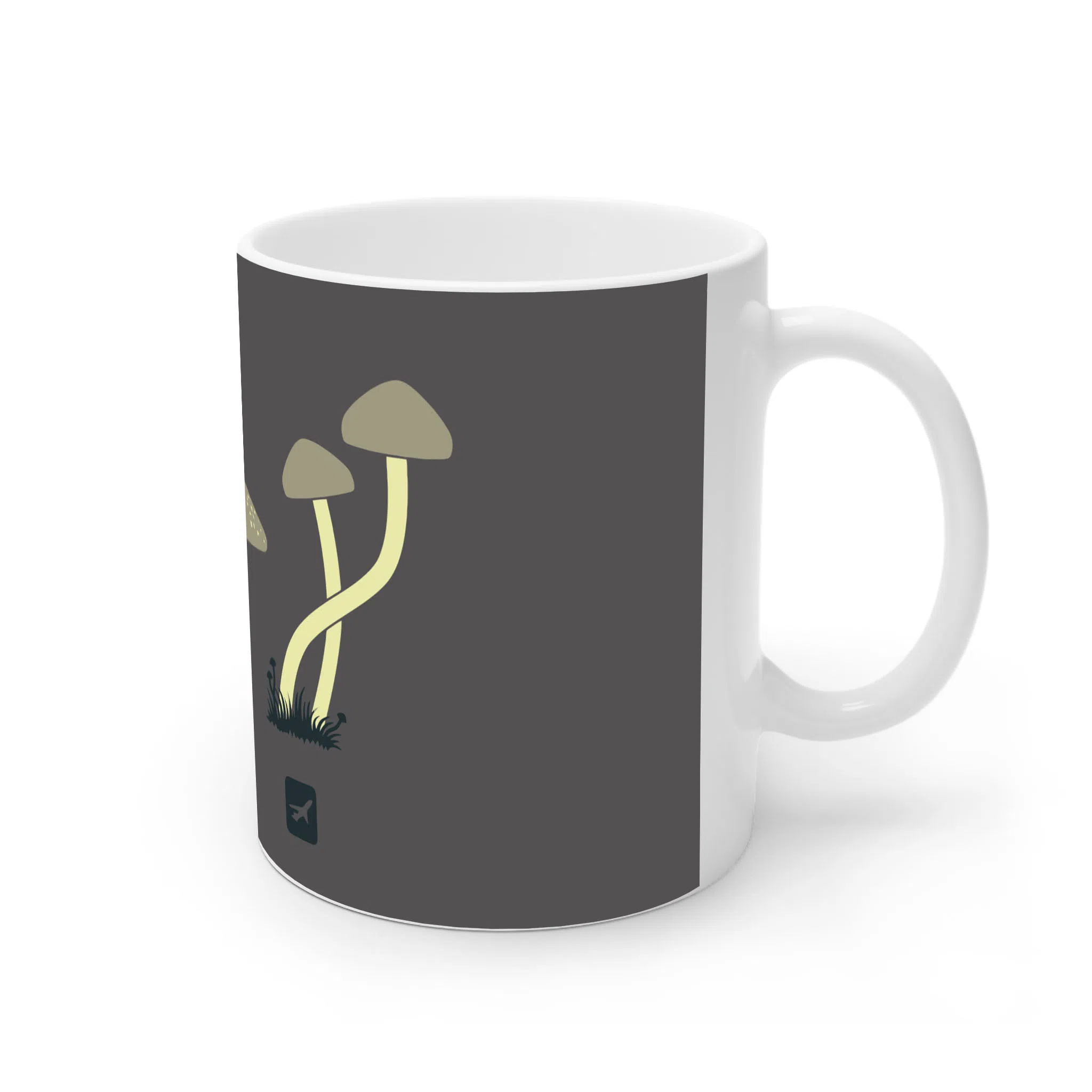 ماگ لیمینات طرح Mushroom Minimalism کد NM15135 — تصویر 2