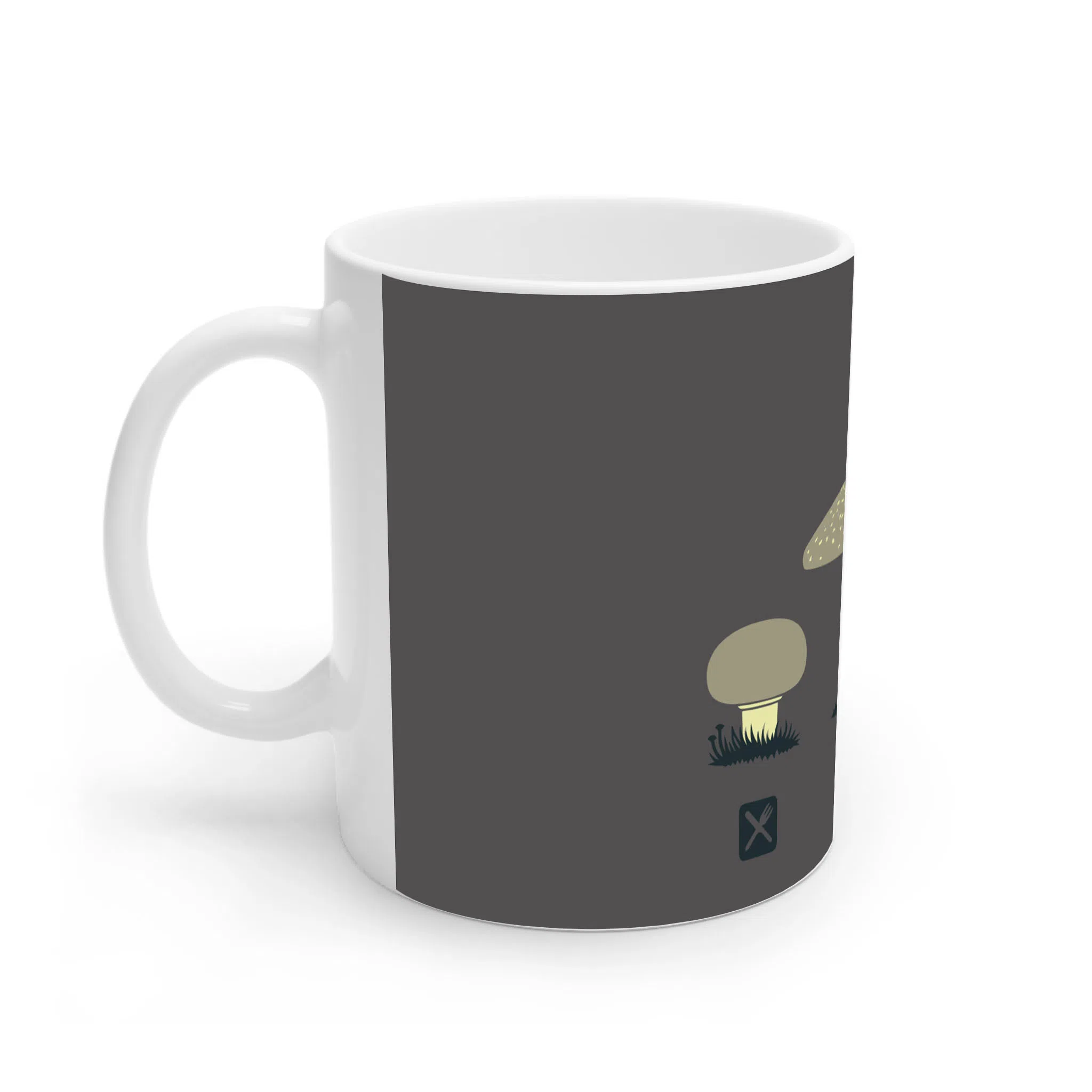 ماگ لیمینات طرح Mushroom Minimalism کد NM15135 — تصویر 3